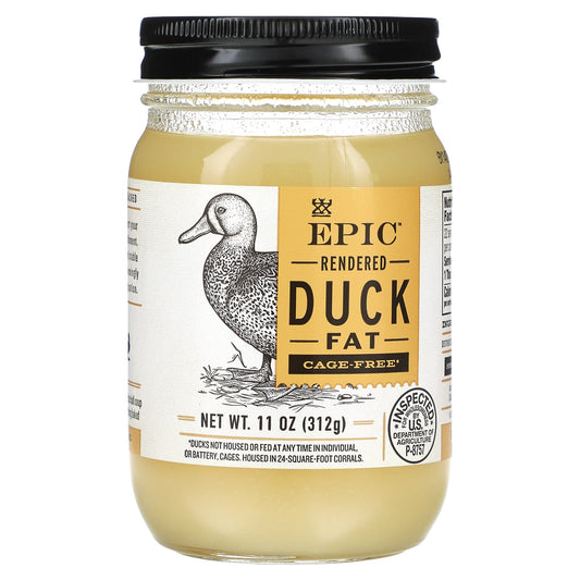 Epic Bar Duck Fat, Traditional, 11 oz (312g) | Non-GMO, Gluten Free - Image 1