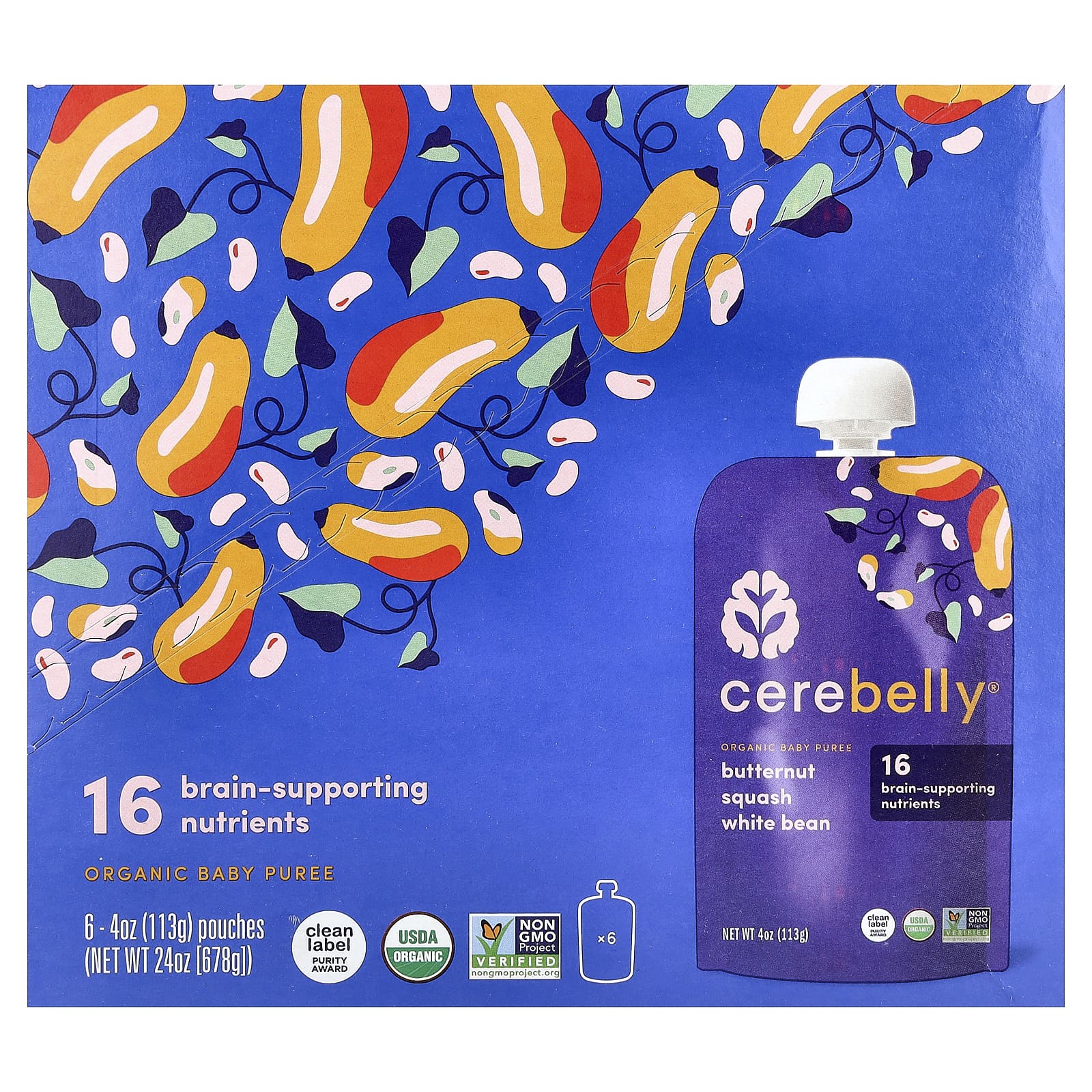 Support Your Baby's Cognitive Development with Cerebelly's USDA Organic Puree - Image 1
