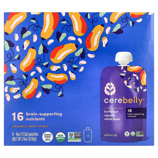 Support Your Baby's Cognitive Development with Cerebelly's USDA Organic Puree - Image 1