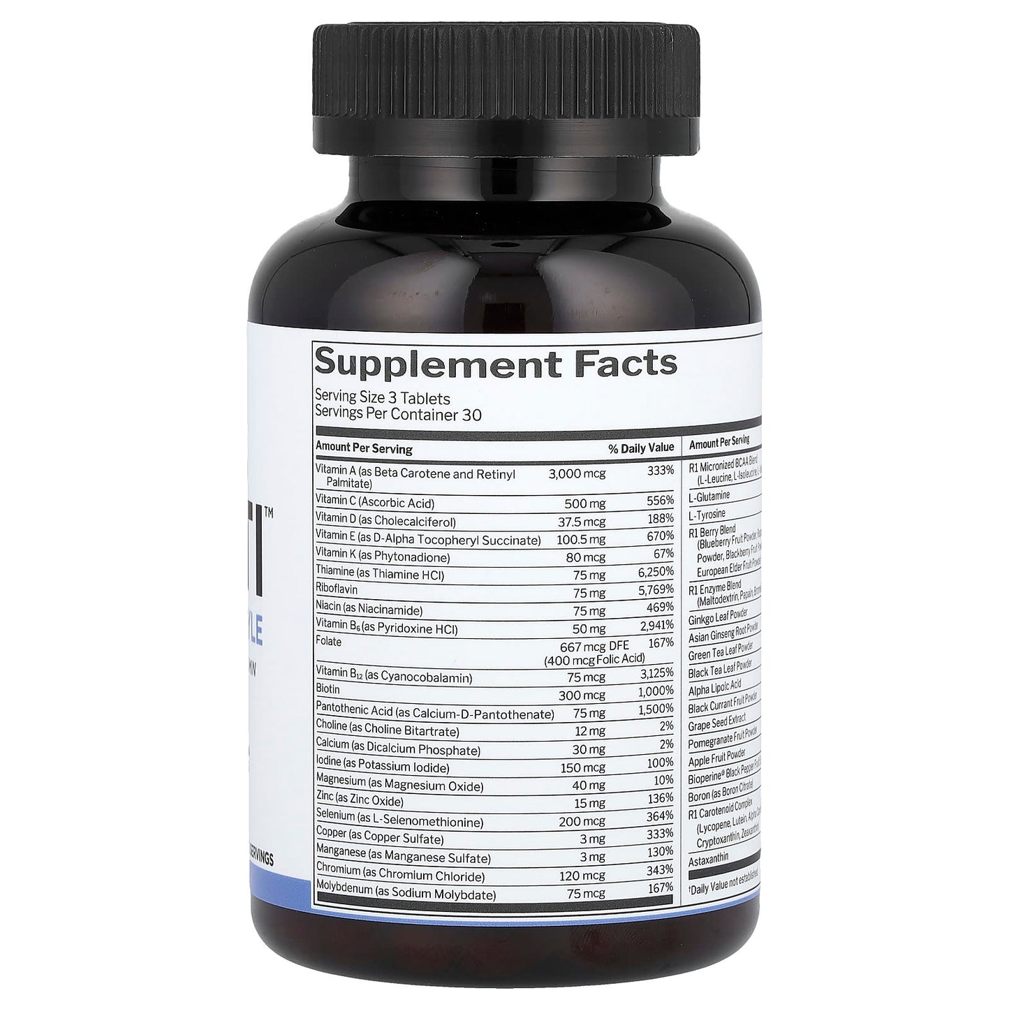 Rule One Proteins, Men's Multi™, Active Lifestyle, 90 Tablets - Image 2