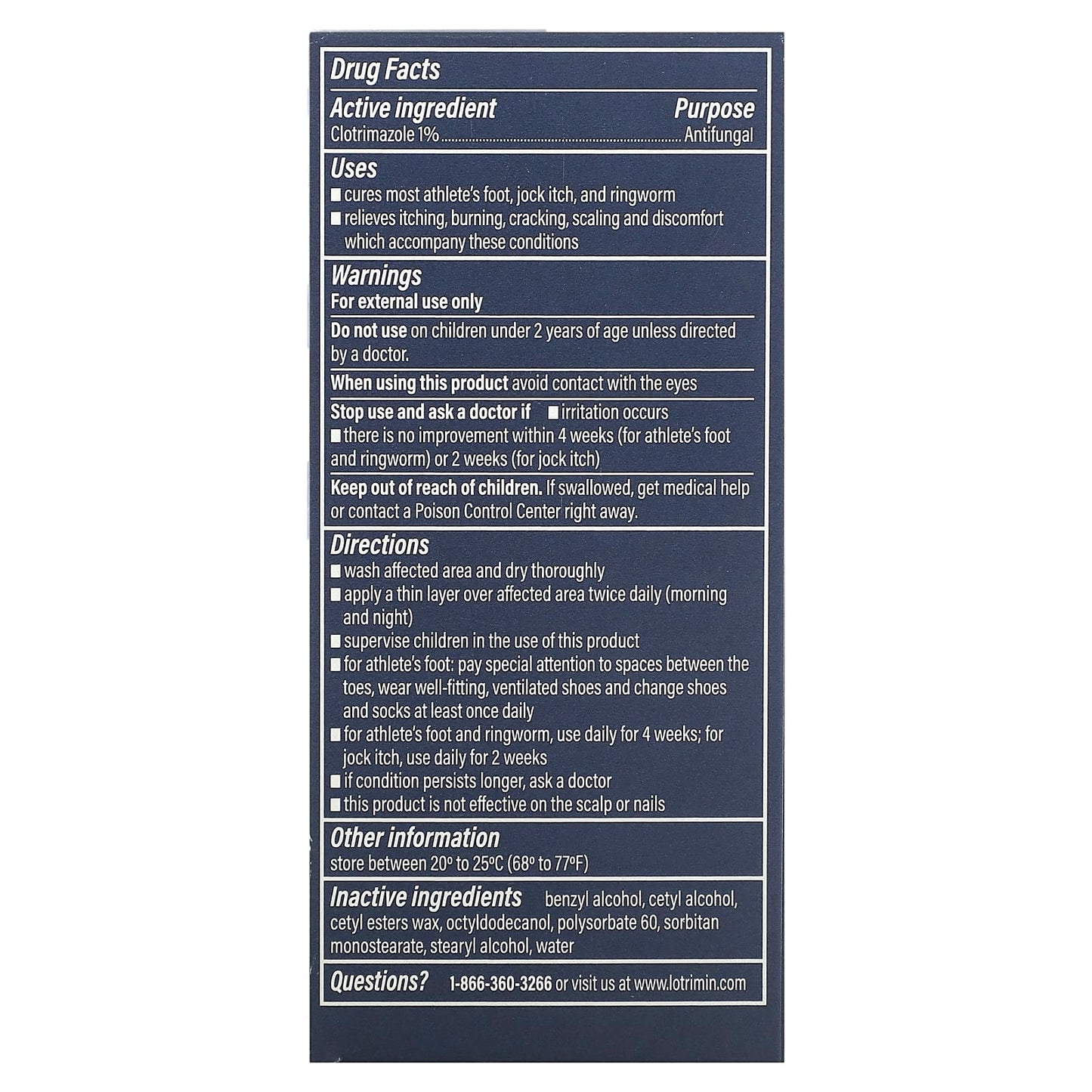 Lotrimin, Athlete's Foot Antifungal Cream, 0.53 oz (15 g) - Image 2