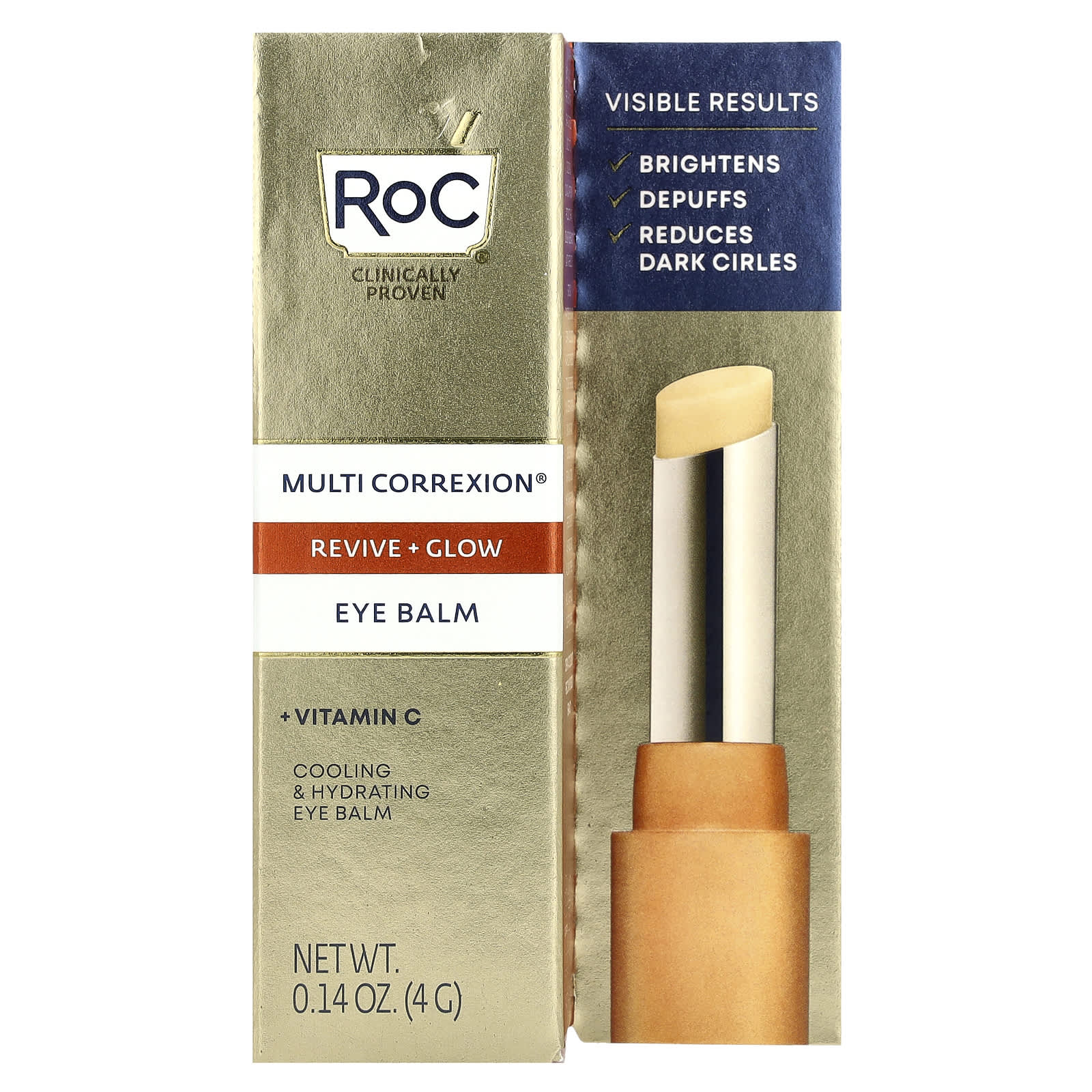 RoC, Multi Correxion®, Revive & Glow Eye Balm, 0.14 oz (4 g) - Image 2