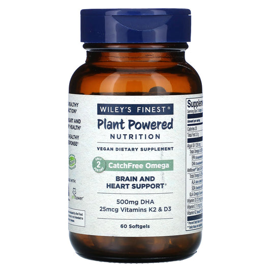Wiley's Finest, CatchFree Omega, 60 Softgels - Image 1