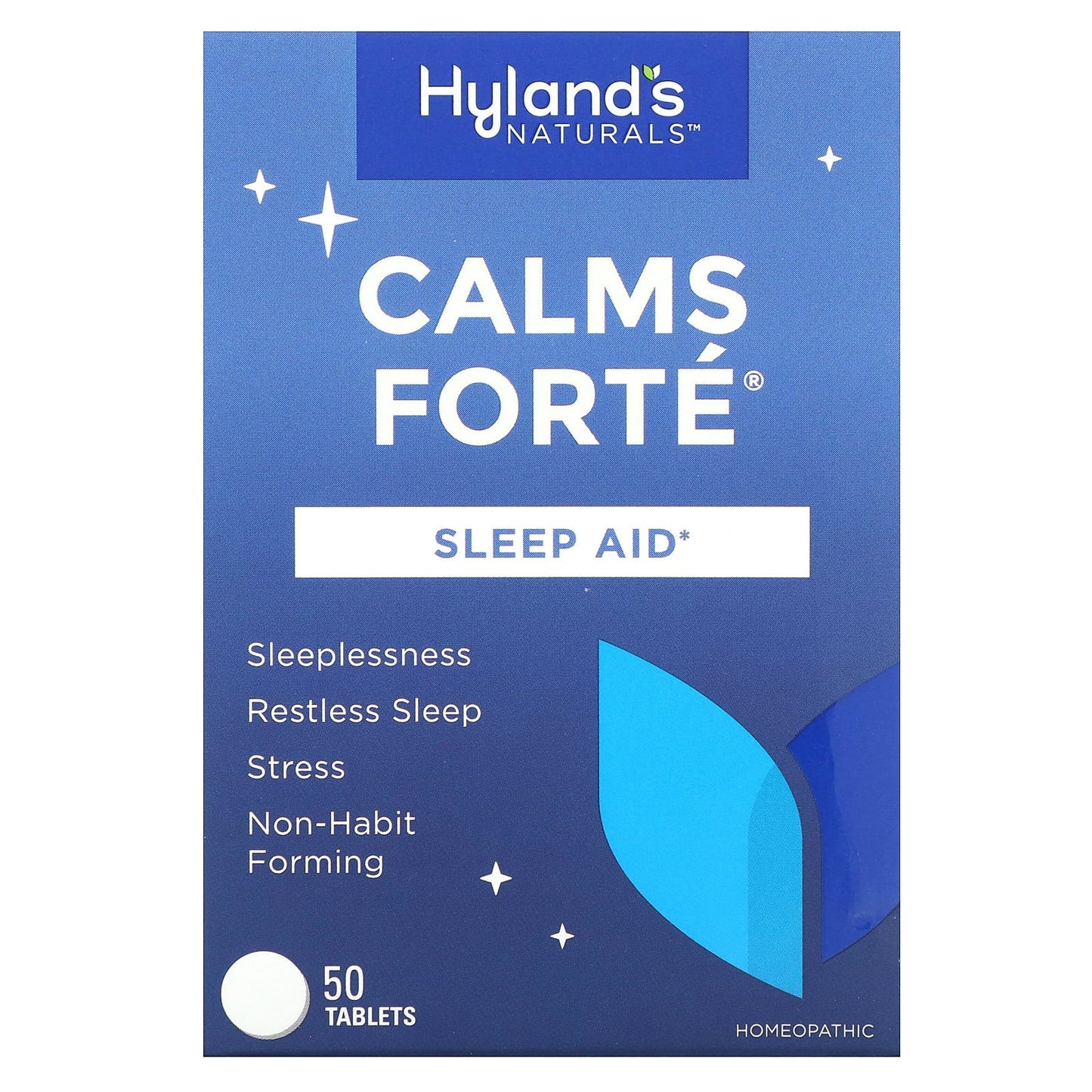 Get Restful Sleep with Hyland's Naturals Calms Forté - 50 Tablets - Image 1