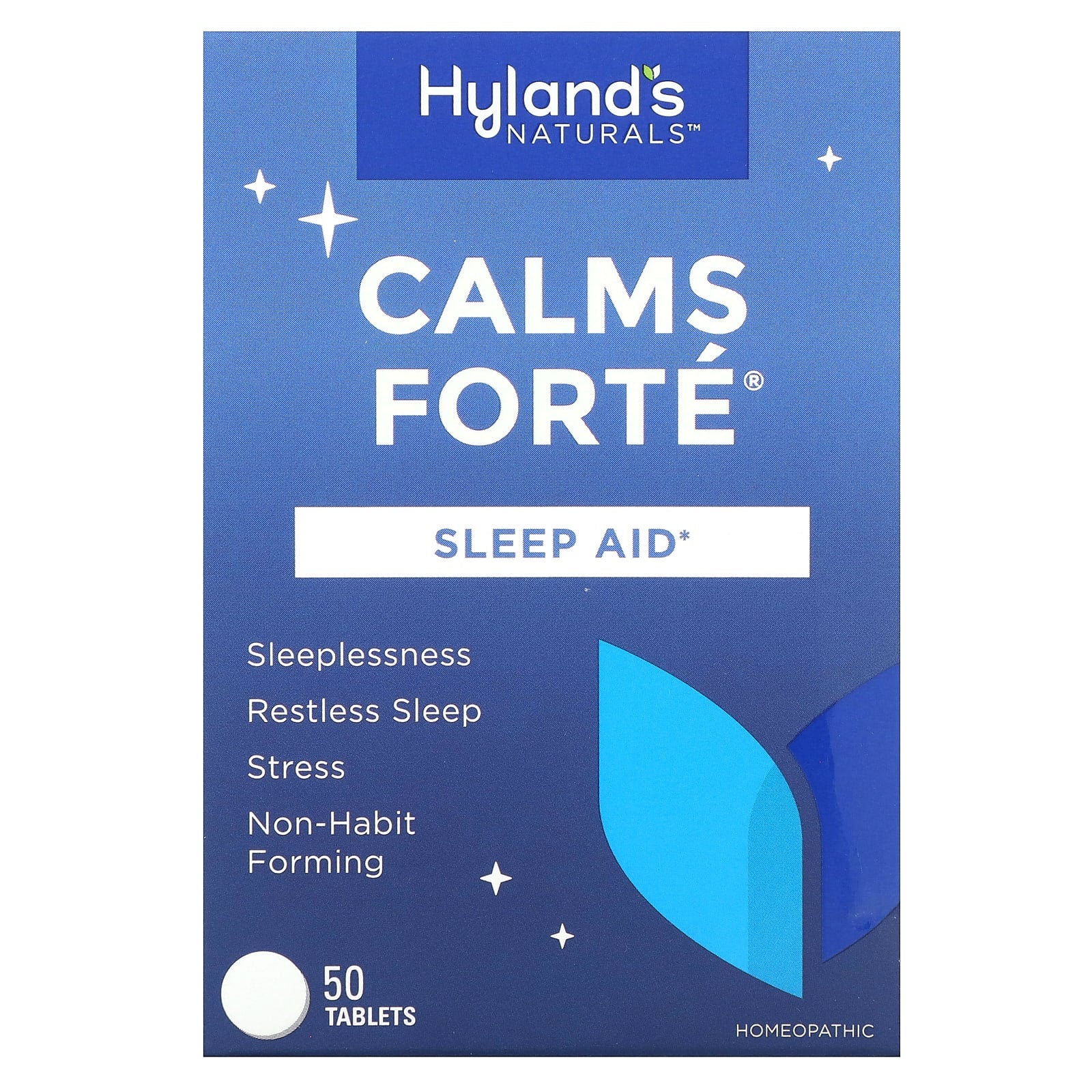 Get Restful Sleep with Hyland's Naturals Calms Forté - 50 Tablets - Image 1