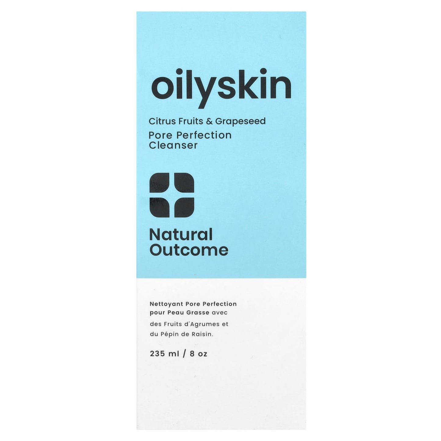 Natural Outcome, Oily Skin, Pore Perfection Cleanser, 8 oz (235 ml) - Image 2