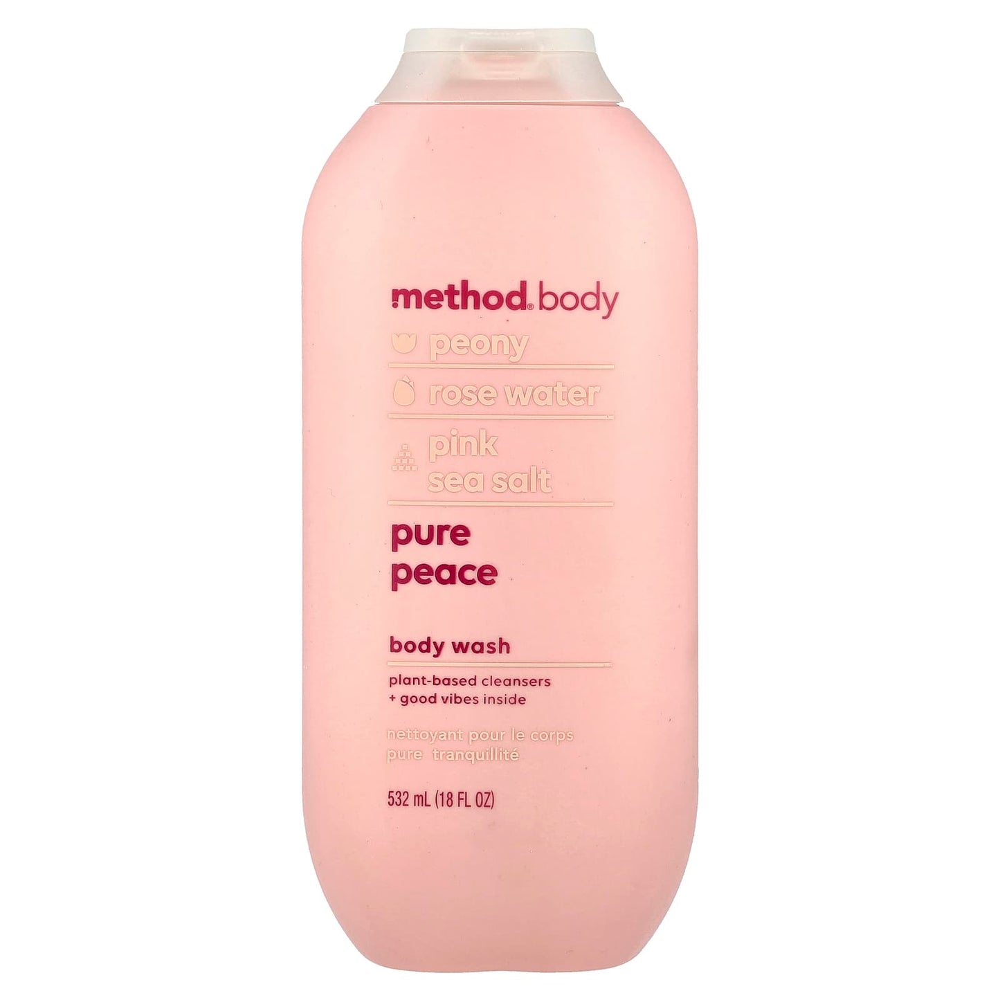 Method, Body Wash, Pure Peace, 18 fl oz (532 ml) - Image 1