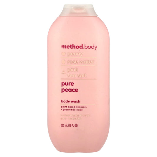 Method, Body Wash, Pure Peace, 18 fl oz (532 ml) - Image 1