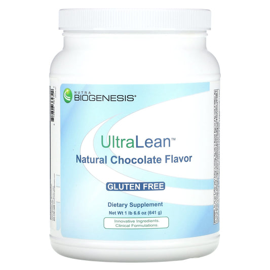 Nutra BioGenesis, UltraLean, Natural Chocolate, 1 lb 6.6 oz (641 g) - Image 1