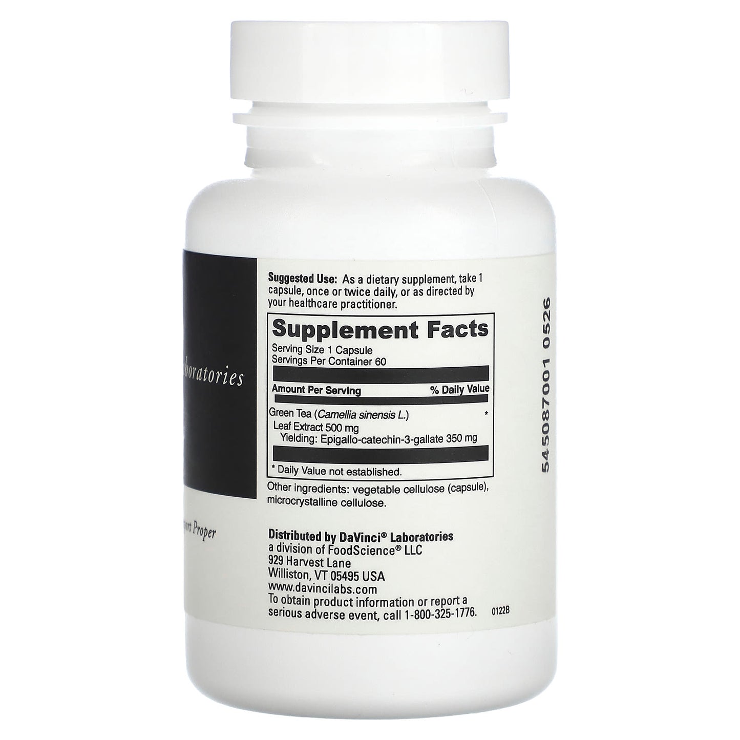 Decaffeinated Green Tea Supplement for Immune Support by DaVinci Laboratories - Image 2