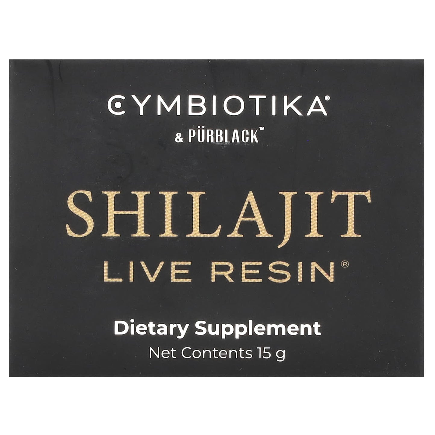 Cymbiotika Shilajit Live Resin Dietary Supplement with Fulvic Acid - Image 1