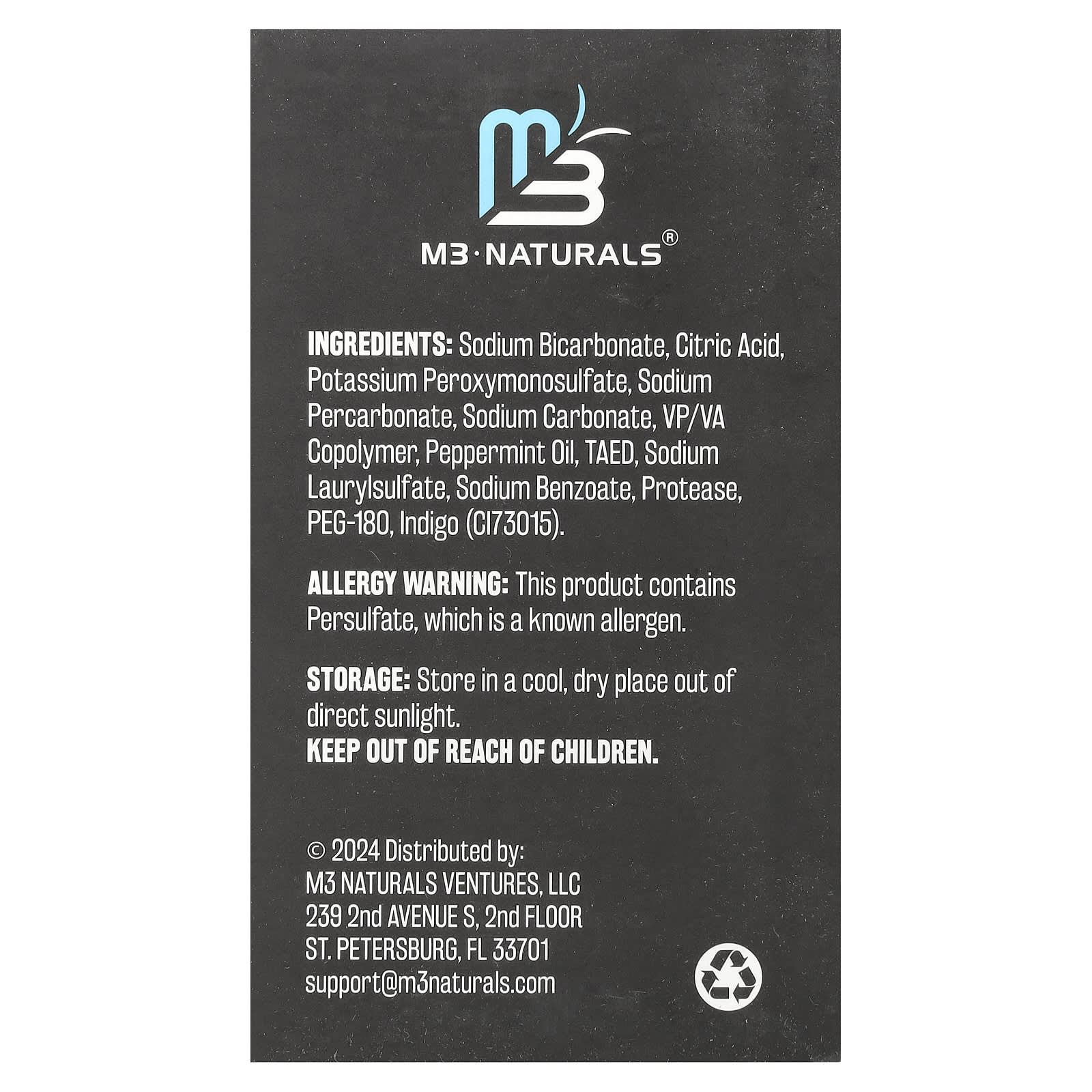 M3 Naturals, Retainer Cleaner, Overnight + Whitening, Extra Strength, Mint, 120 Tablets - Image 2