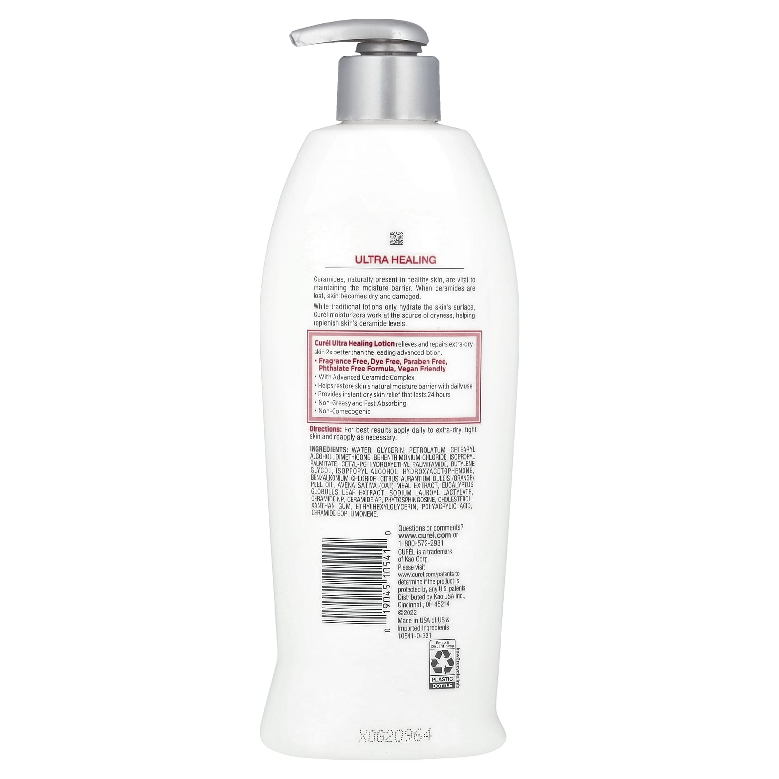 Curel Ultra Healing Intensive Lotion for Extra Dry Skin, 13 fl oz - Image 2