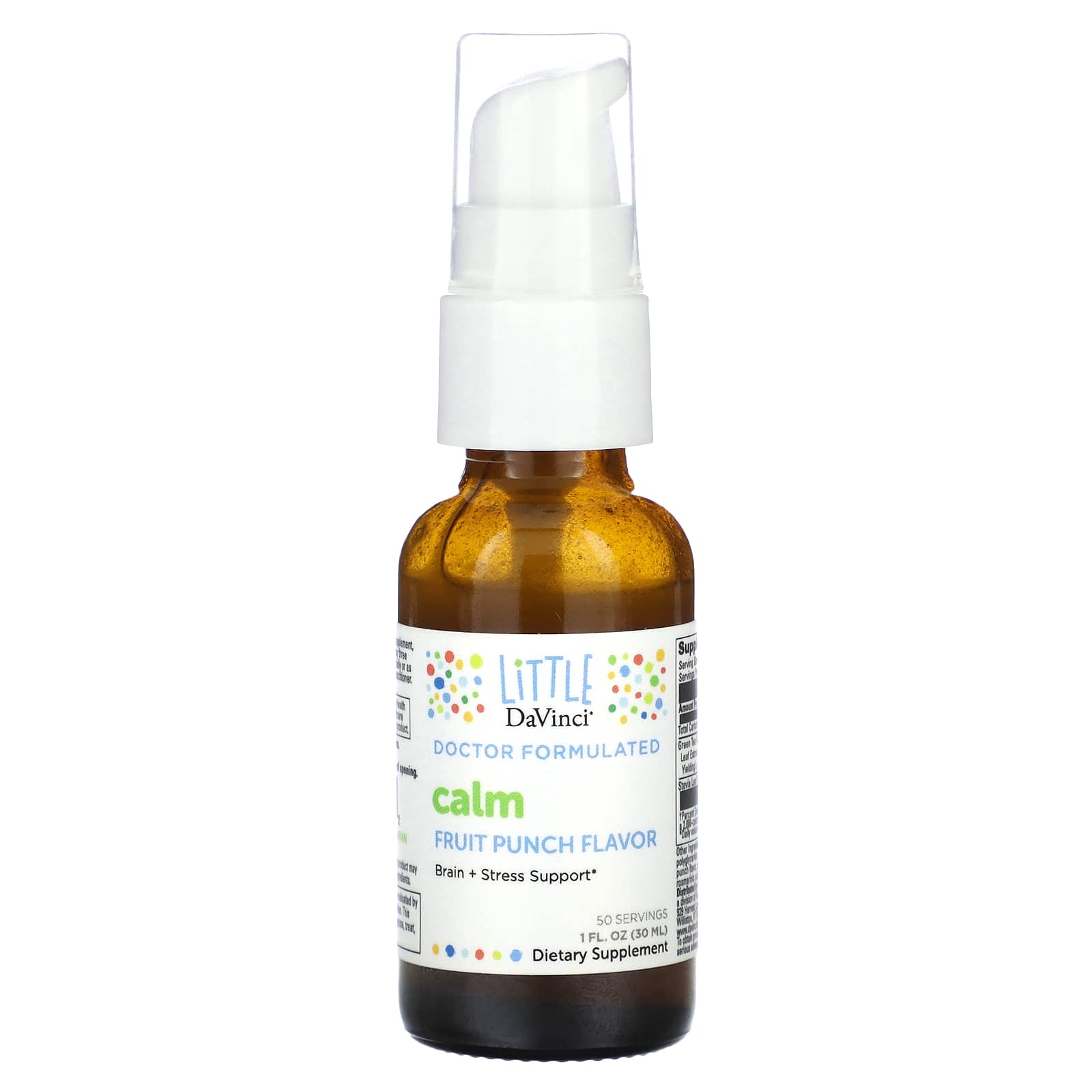 Little DaVinci, Calm, Fruit Punch, 1 fl oz (30 ml) - Image 1
