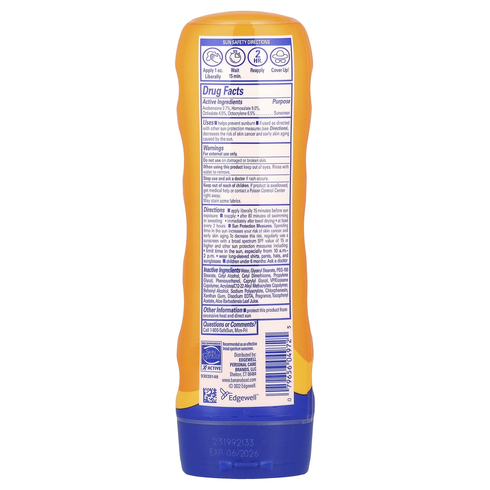 Banana Boat Sport Ultra Sunscreen Lotion SPF 50+ 8fl oz - Image 2