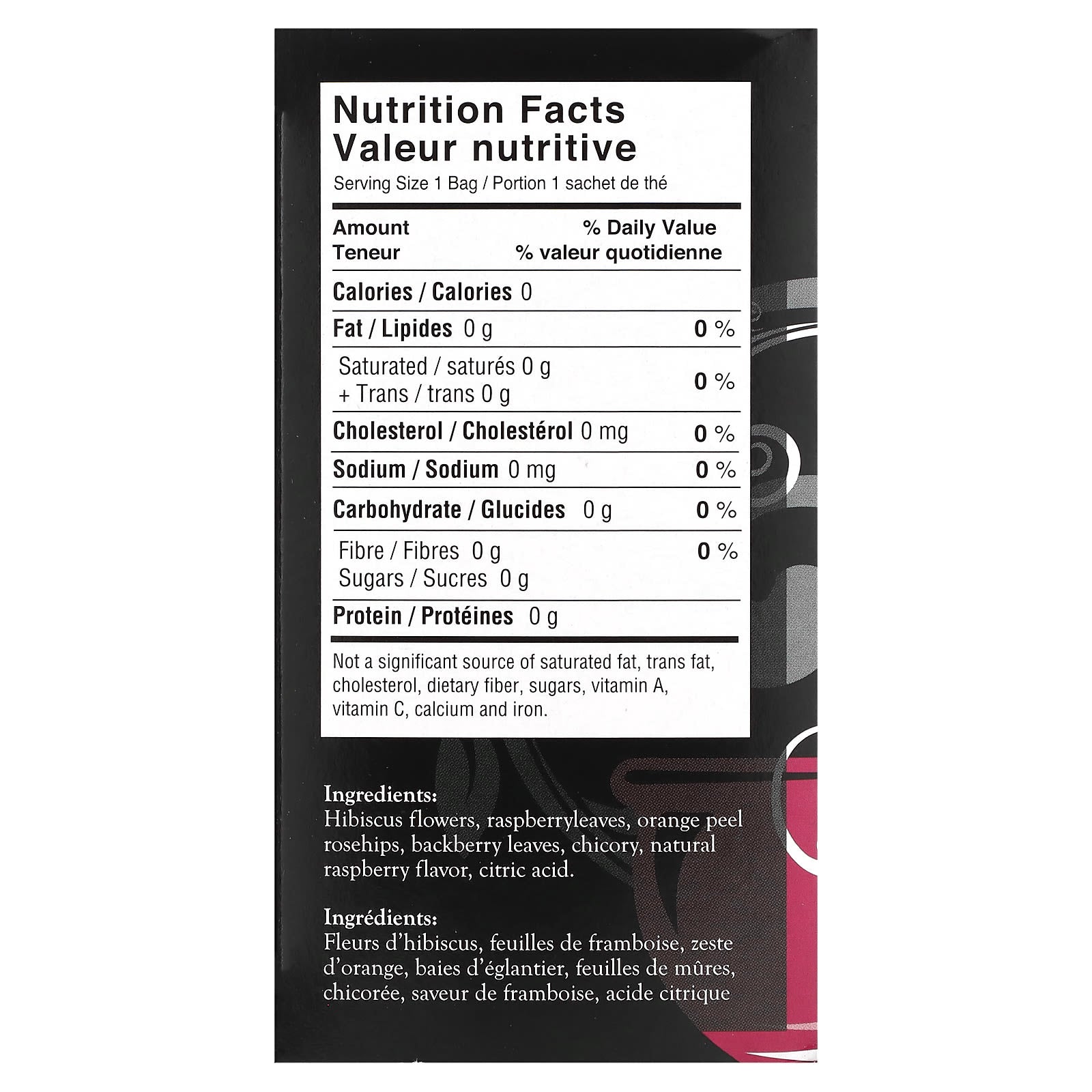Uncle Lee's Tea, Simple Delicious, Raspberry Tea, Caffeine Free, 18 Tea Bags, 1.14 oz (32.4 g) - Image 2