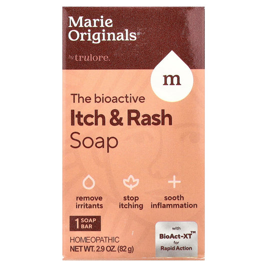 Marie Originals, The Bioactive Itch & Rash Bar Soap, 2.9 oz (82 g) - Image 1