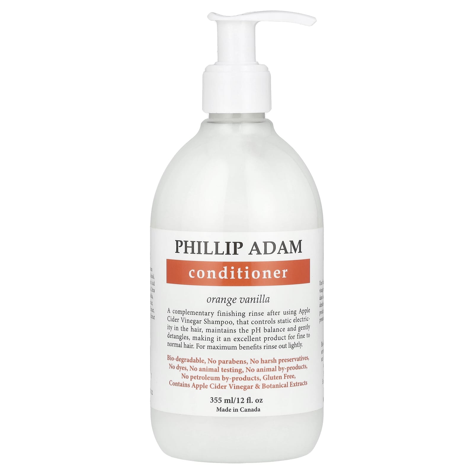Phillip Adam, Conditioner, Orange Vanilla, 12 fl oz (355 ml) - Image 1