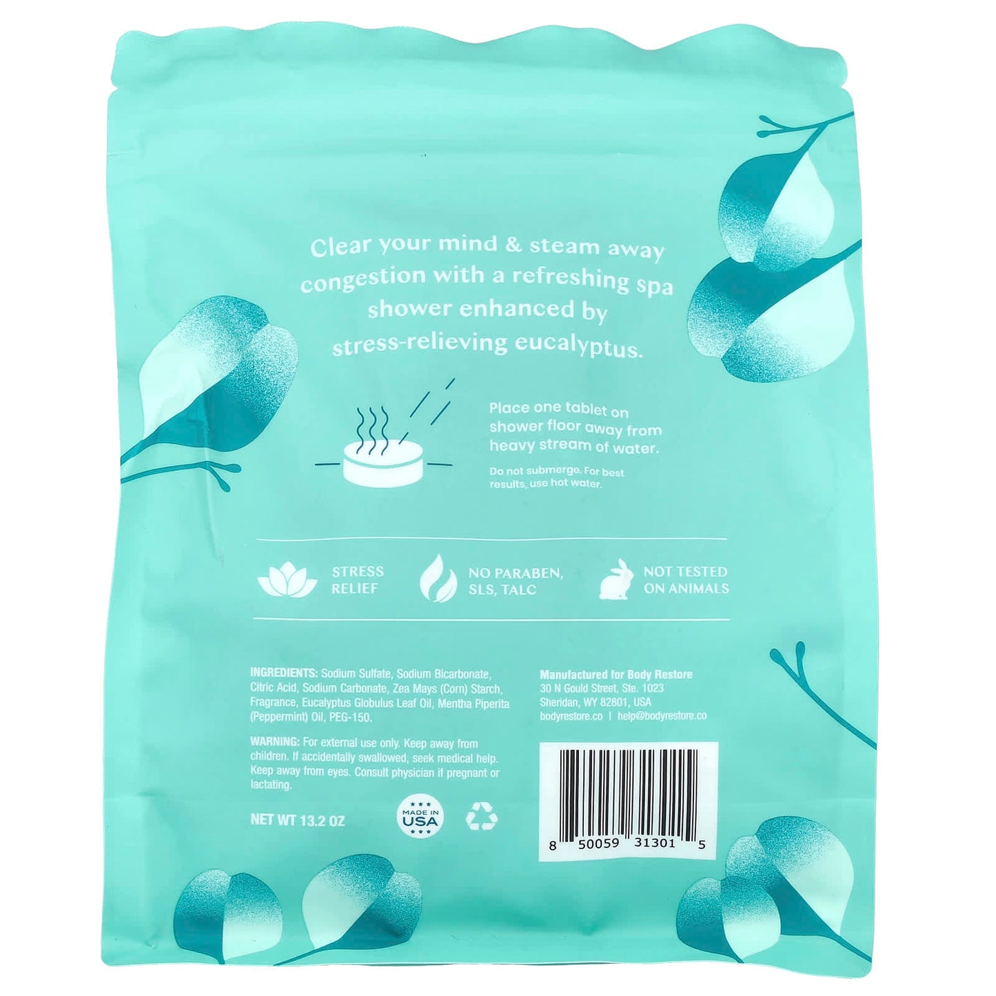 Eucalyptus Shower Steamers for Relaxation & Congestion Relief | 15 Tablets - Image 2