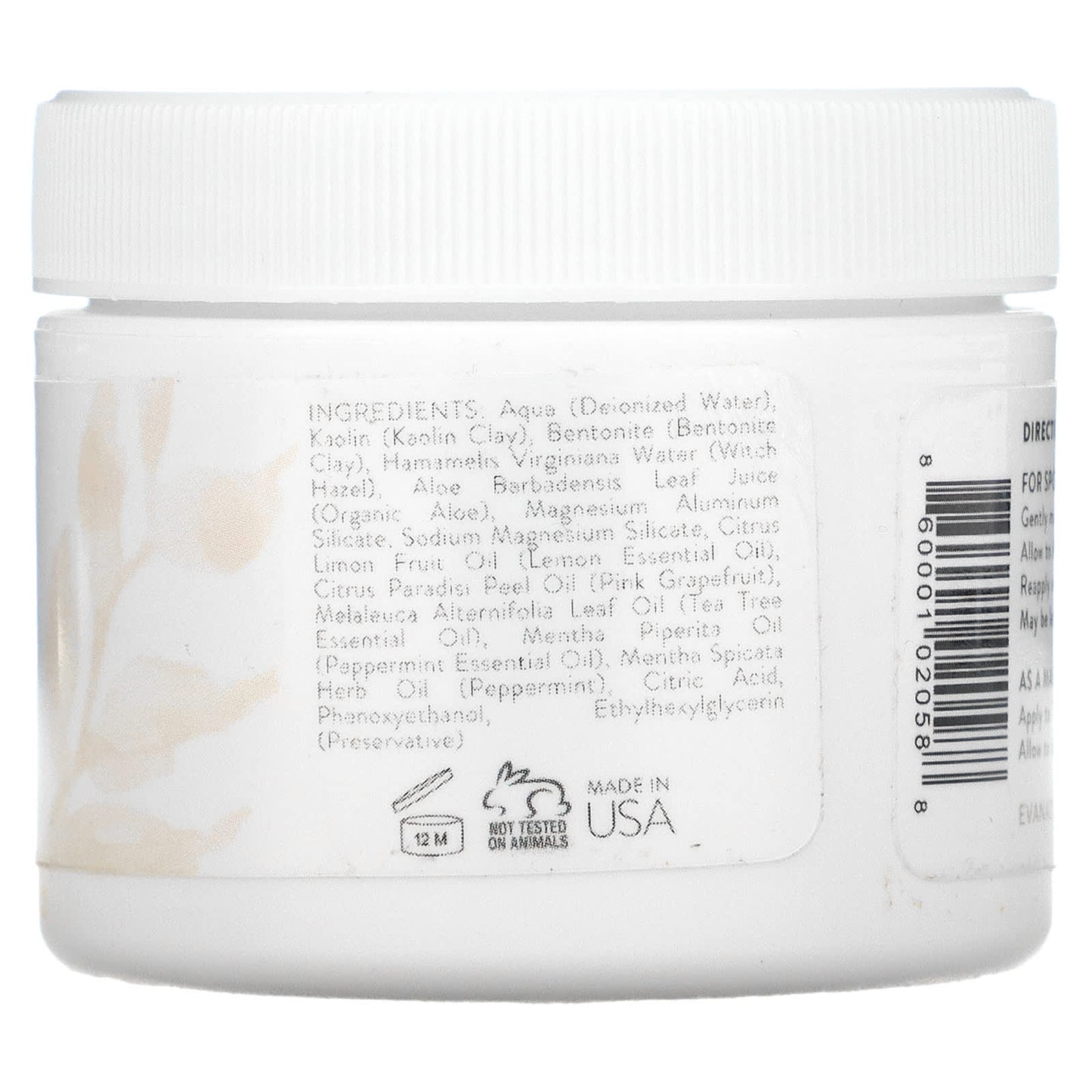 Natural Skin Clearing Spot Treatment & Mask by Eva Naturals, 2 oz - Image 2