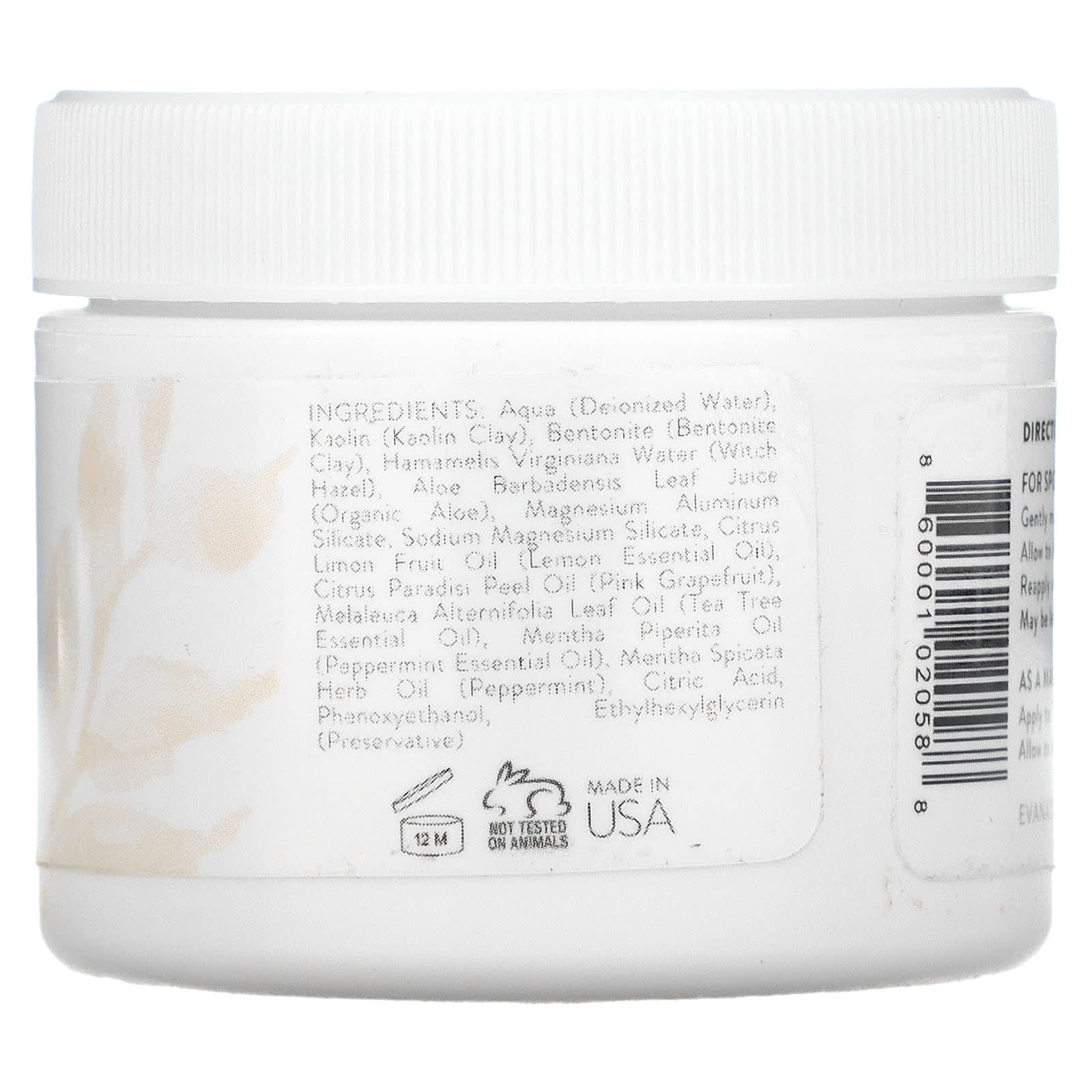 Natural Skin Clearing Spot Treatment & Mask by Eva Naturals, 2 oz - Image 2