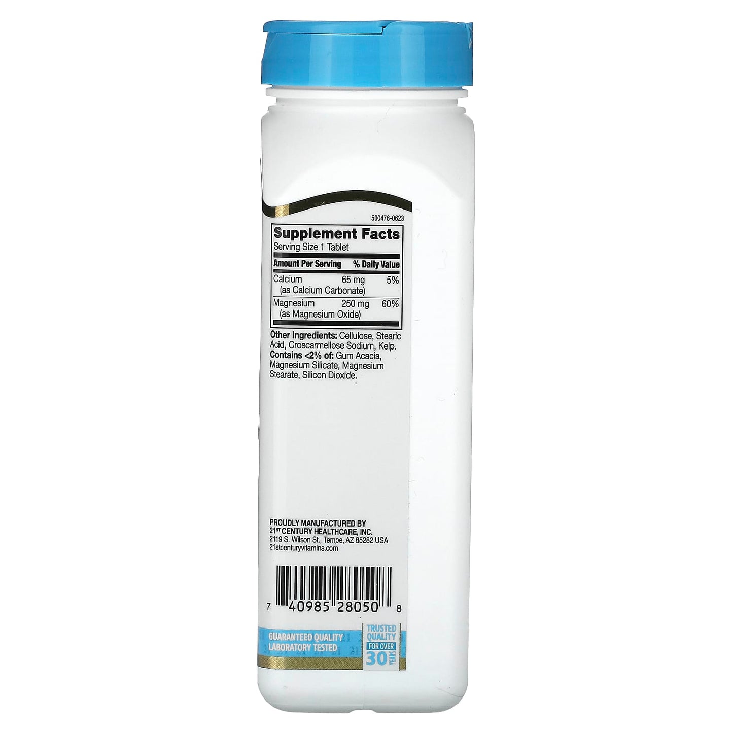 Magnesium Supplement for Bone & Muscle Support by 21st Century - Image 2