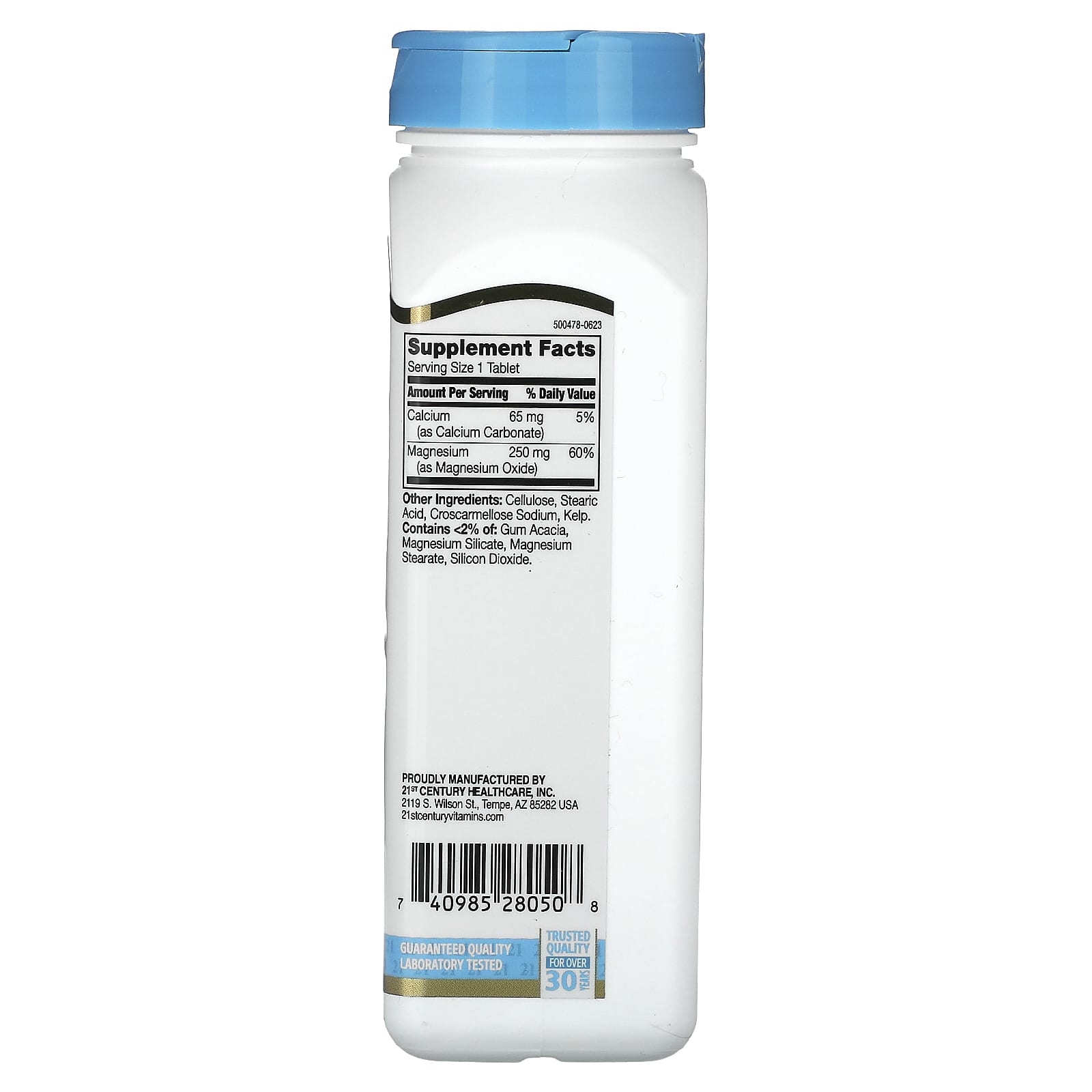 Magnesium Supplement for Bone & Muscle Support by 21st Century - Image 2