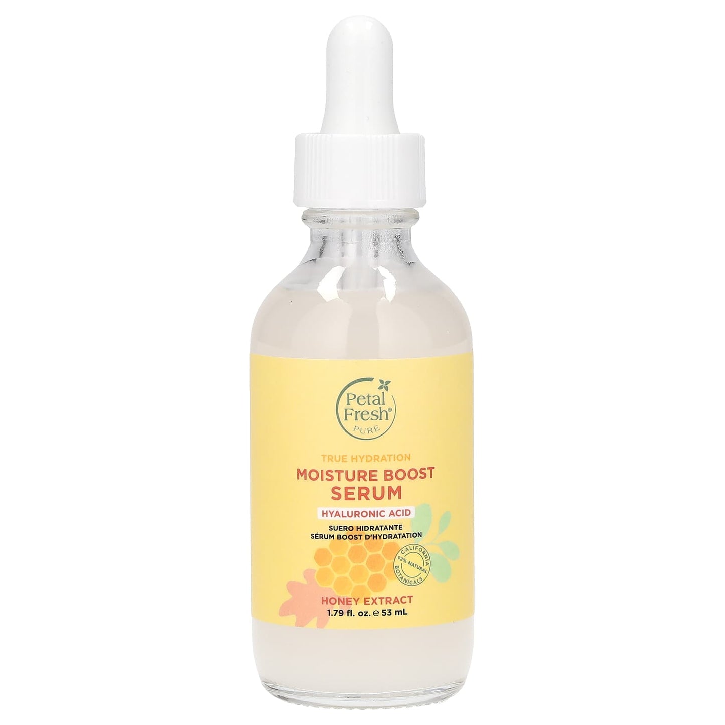 Petal Fresh, Pure, True Hydration Moisture Boost Serum, Honey Extract, 1.79 fl oz (53 ml) - Image 1