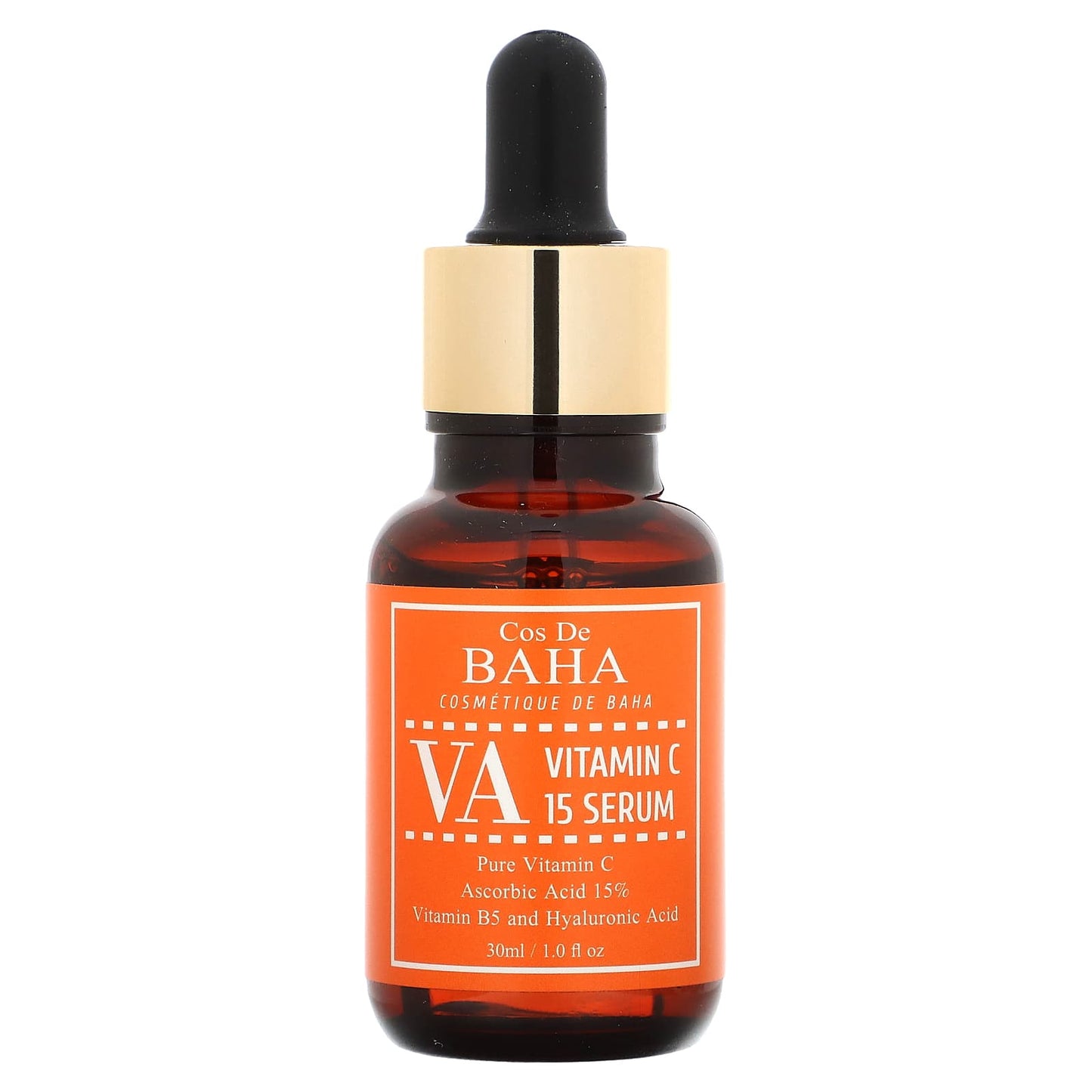 Rejuvenate Your Skin with Cos De BAHA 15% Vitamin C Serum, 1 fl oz (30 ml) - Image 1
