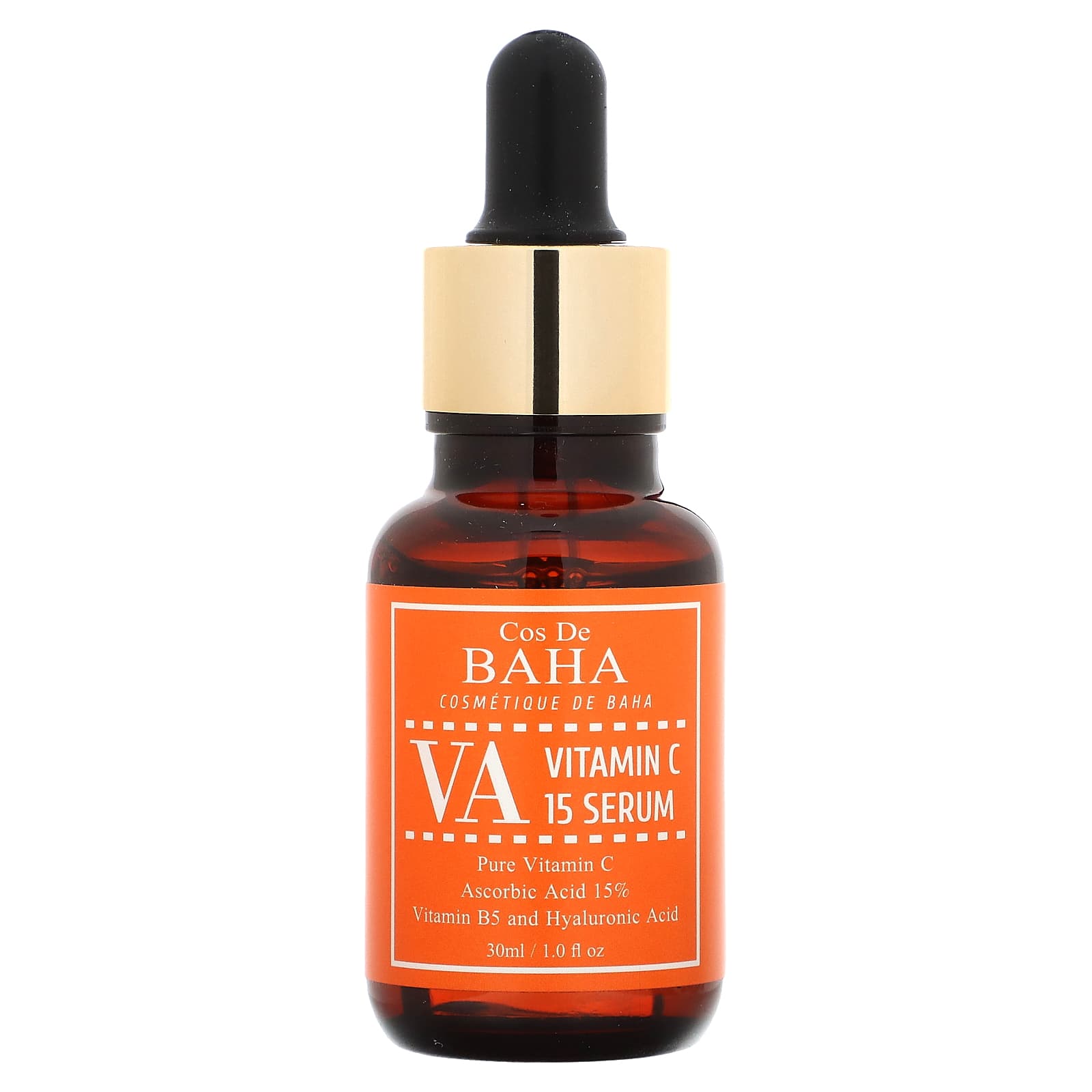Rejuvenate Your Skin with Cos De BAHA 15% Vitamin C Serum, 1 fl oz (30 ml) - Image 1