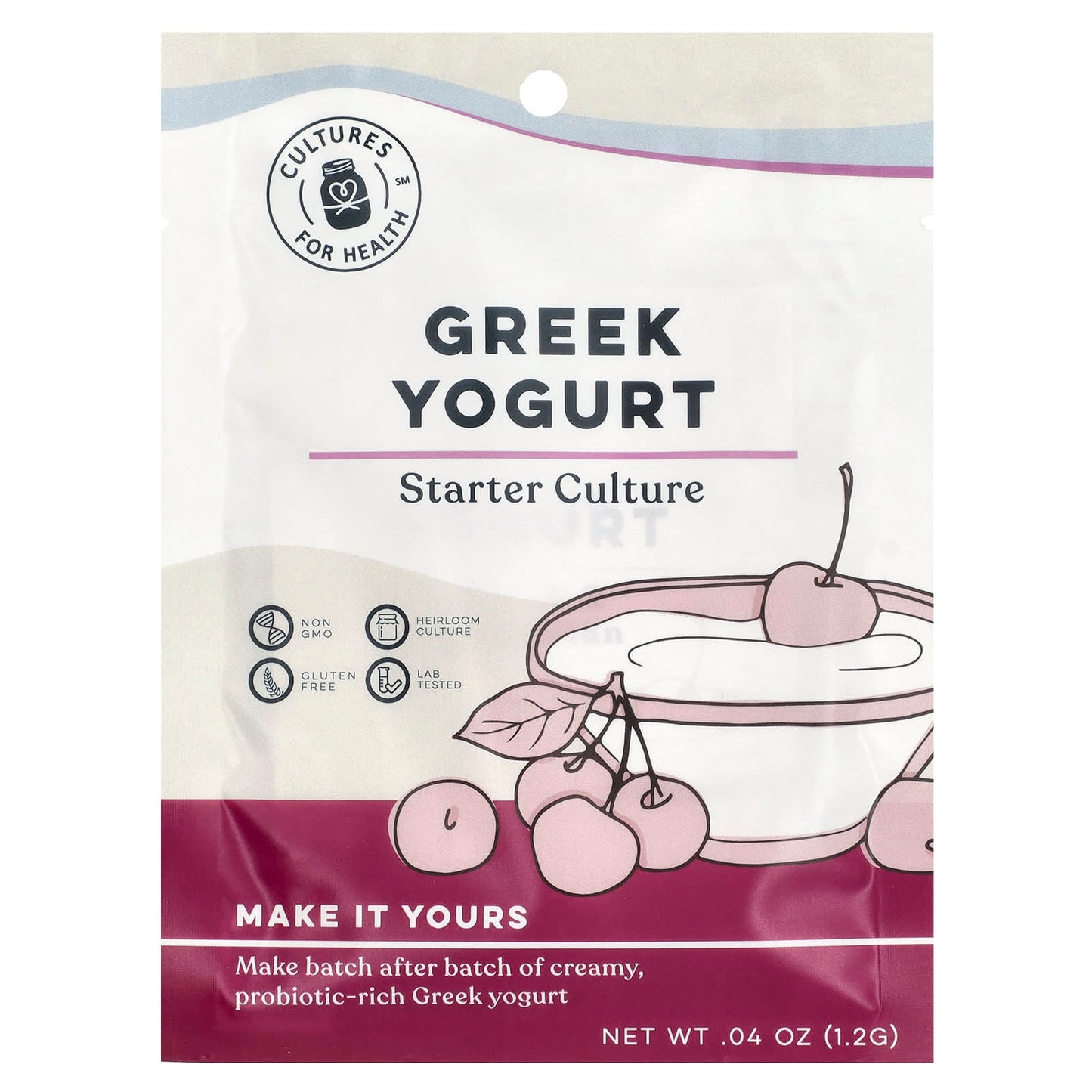 Make Creamy Greek Yogurt at Home with Cultures for Health Starter Culture - Image 1