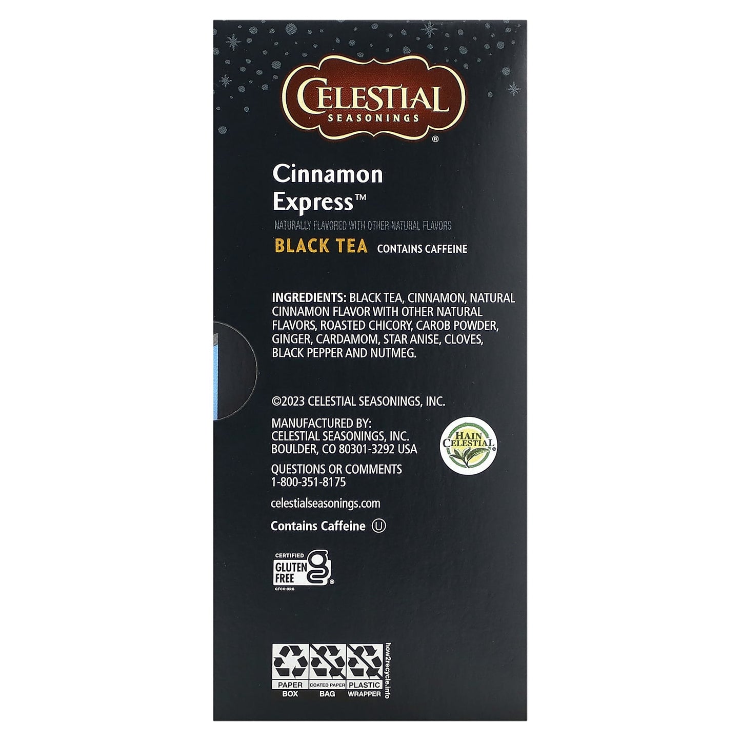 Celestial Seasonings Black Tea, Cinnamon Express, 20 Tea Bags, 1.4 oz - Natural & Gluten Free - Image 2