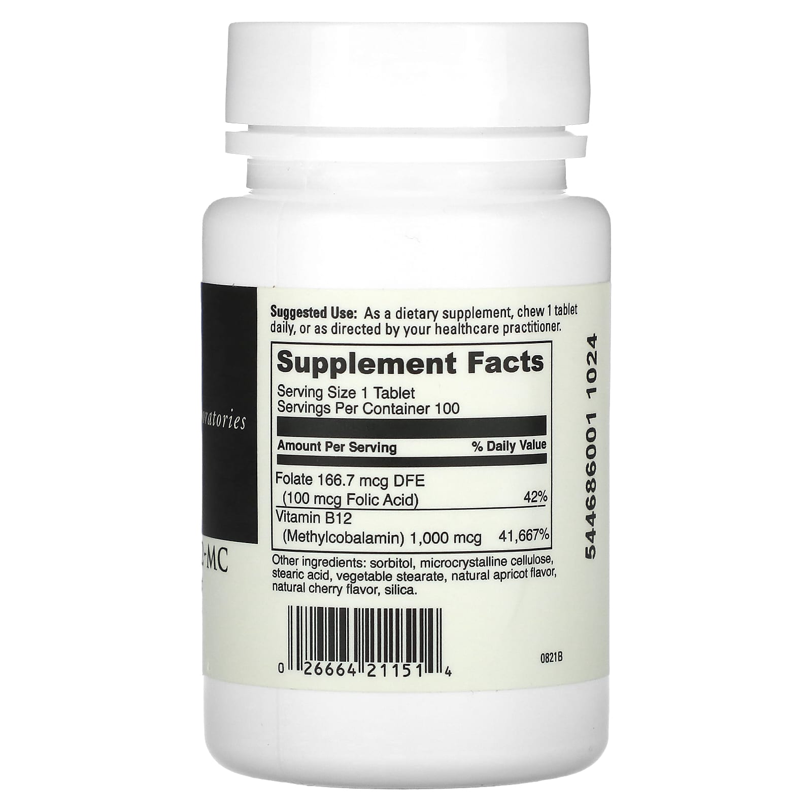 DaVinci Laboratories B12-MC Methylcobalamin Vitamin Supplement - Image 2