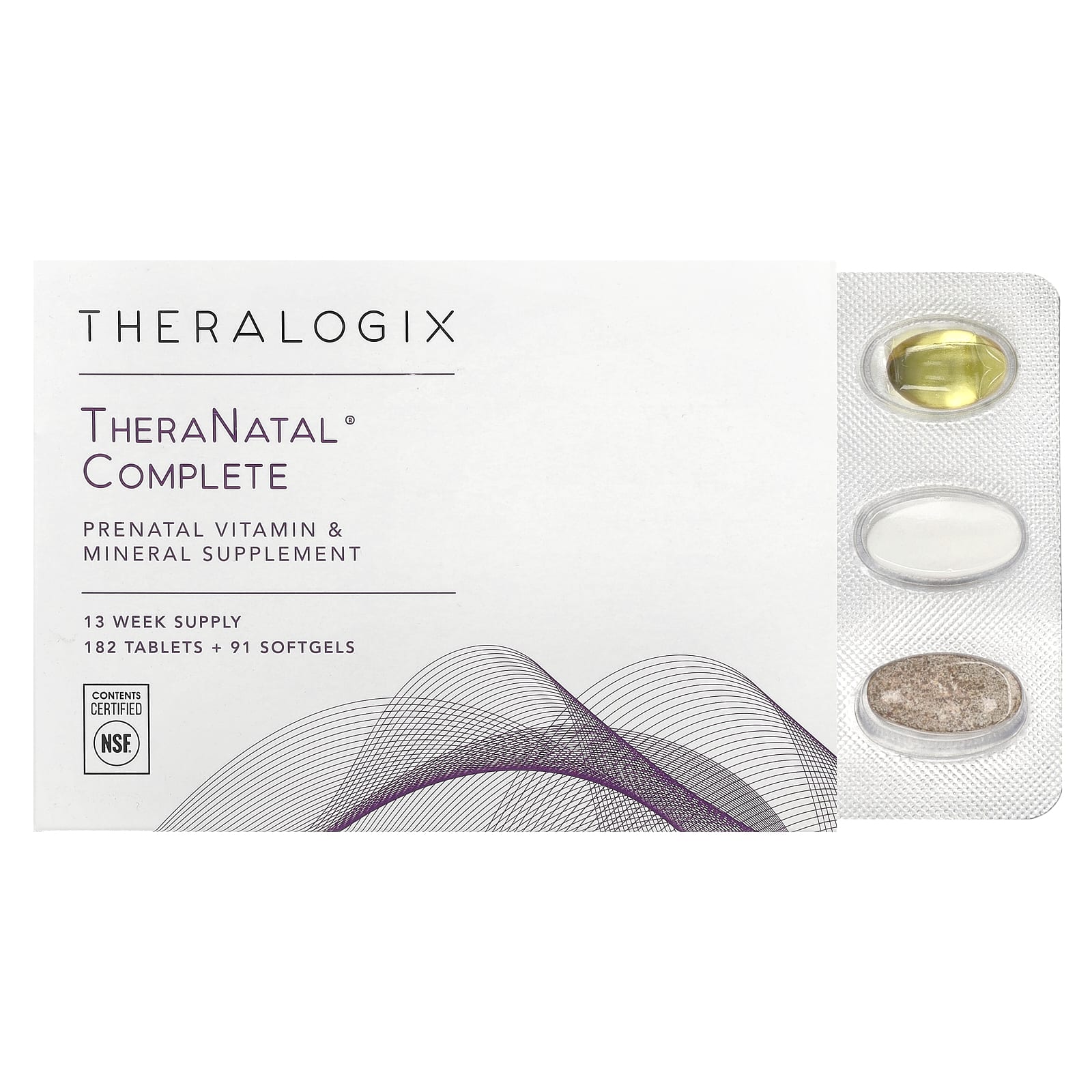 Theralogix, TheraNatal Complete, 182 Tablets + 91 Softgels