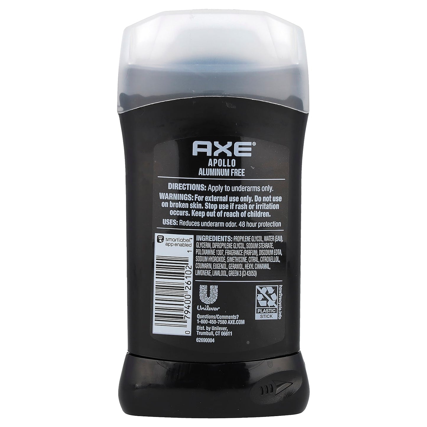 Axe Apollo Deodorant, 48H Long Lasting Scent, Aluminum Free, 3 oz - Image 2