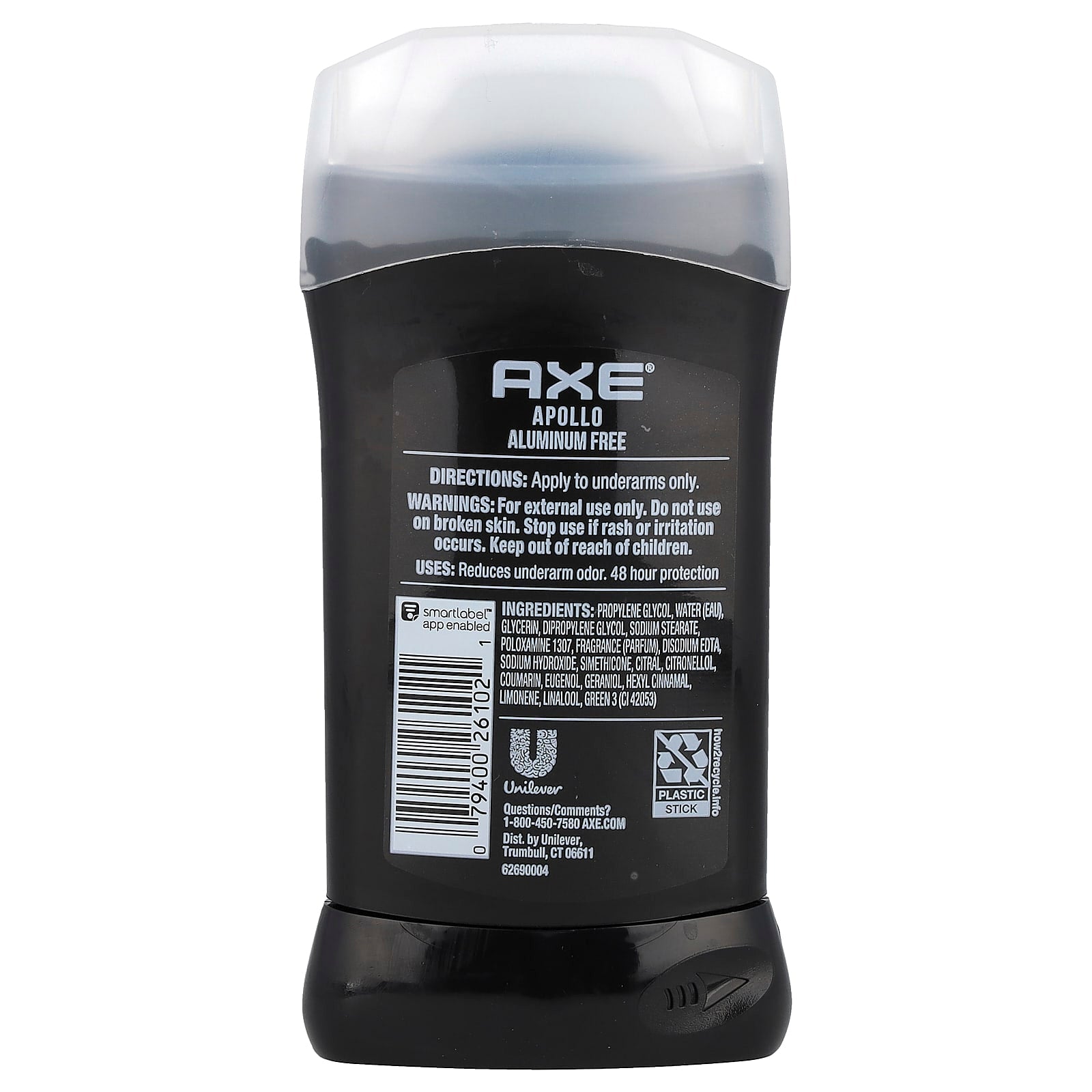 Axe Apollo Deodorant, 48H Long Lasting Scent, Aluminum Free, 3 oz - Image 2