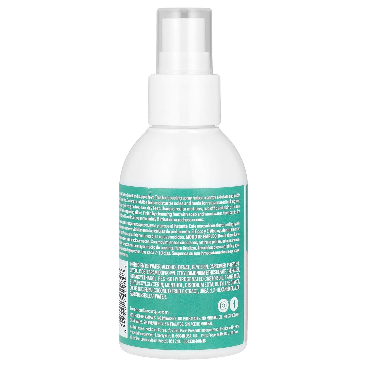 Soft & Supple Feet with Freeman Beauty Instant Foot Peeling Spray - Image 2