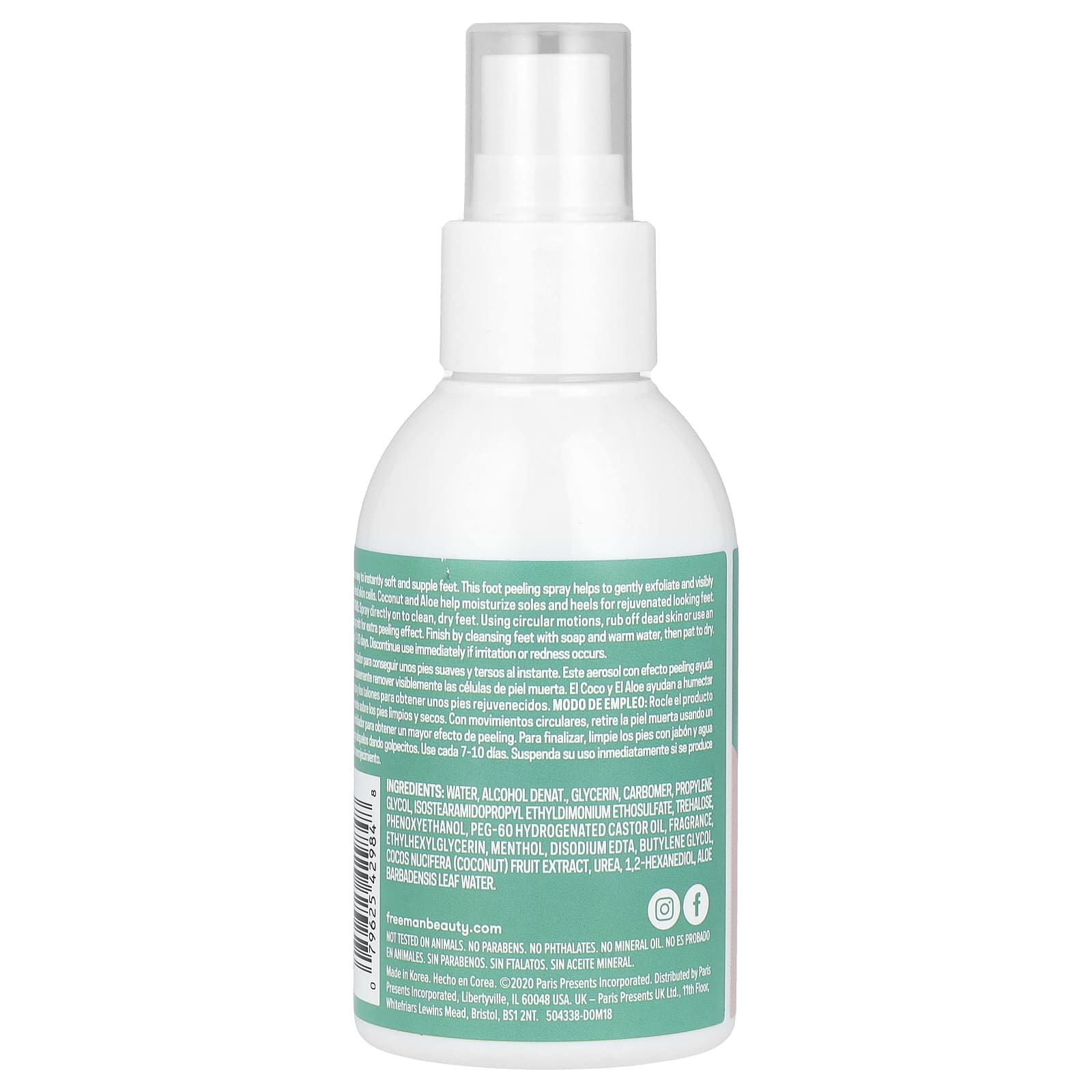 Soft & Supple Feet with Freeman Beauty Instant Foot Peeling Spray - Image 2