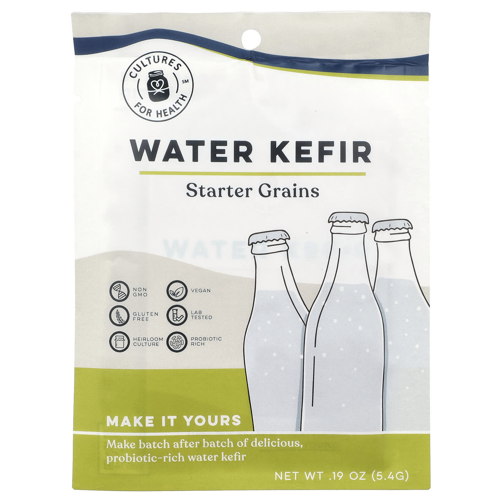 Make Delicious Water Kefir at Home with Cultures for Health Starter Grains - Image 1