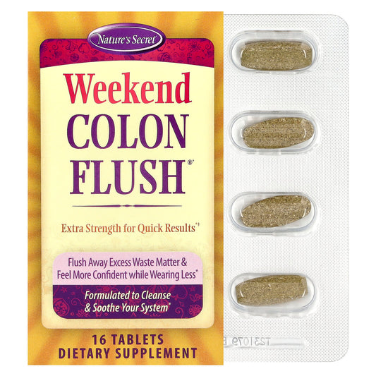 Nature's Secret, Weekend Colon Flush®, 16 Tablets - Image 1