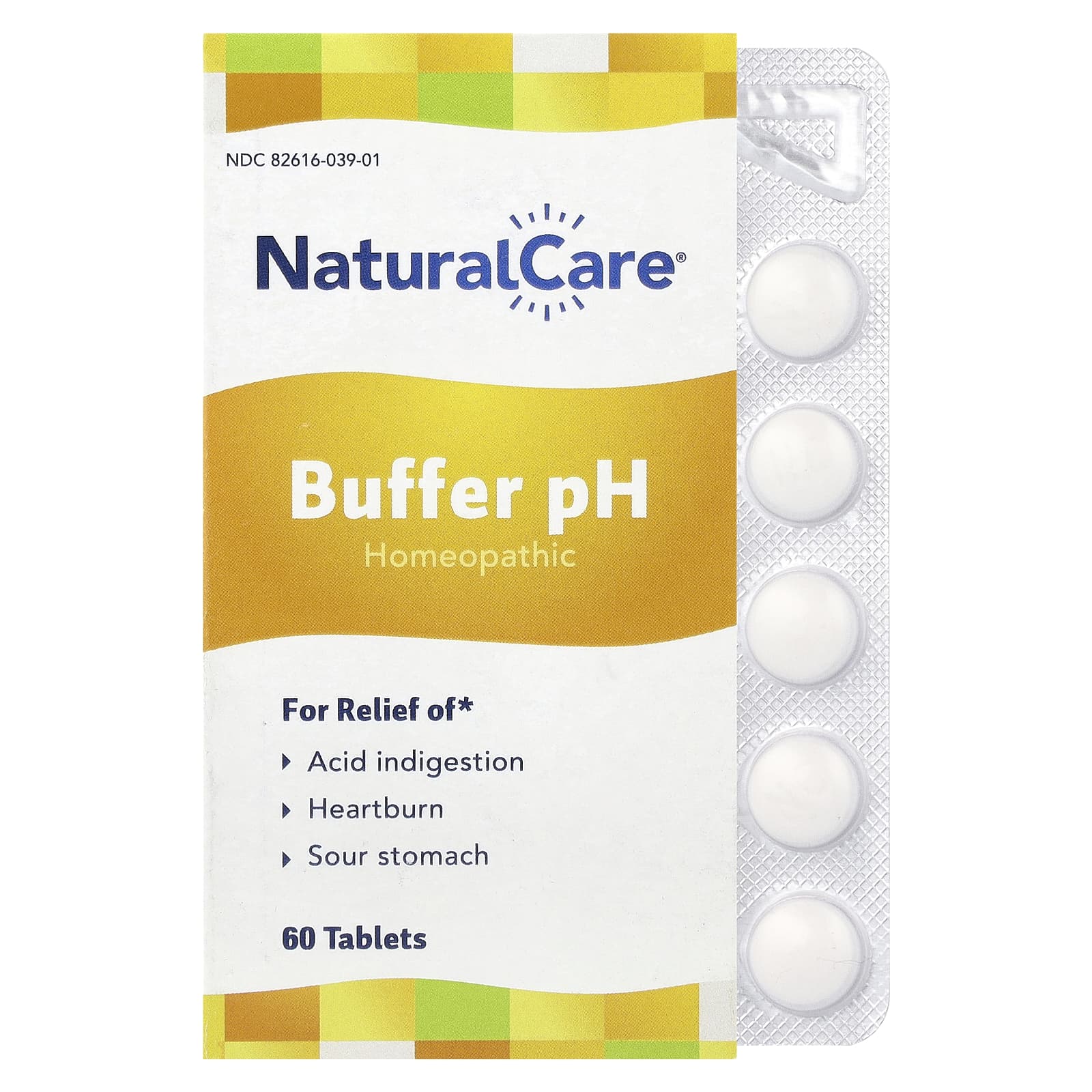 NaturalCare, Buffer pH, 60 Tablets - Image 1