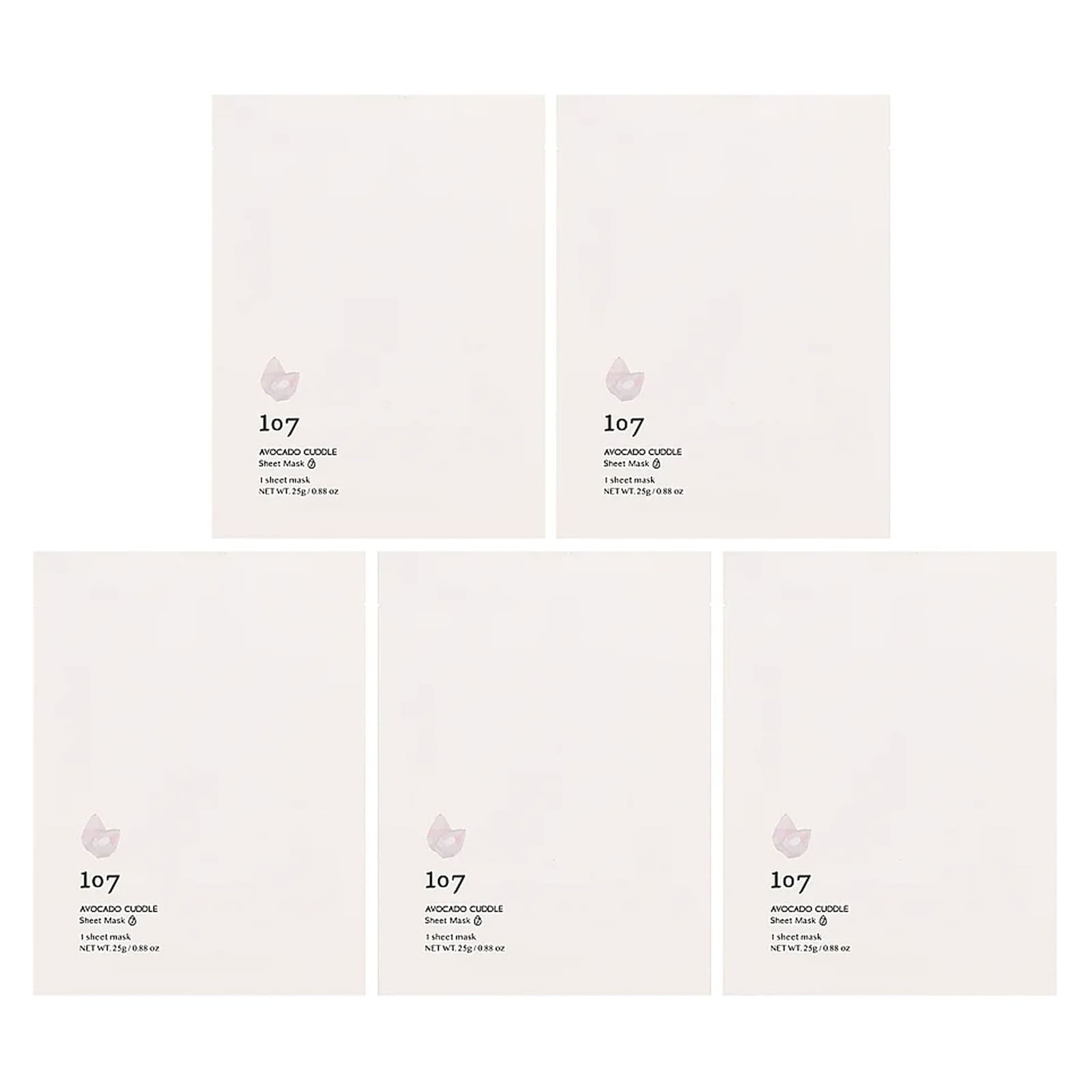 Revive Your Skin with 107 Beauty Avocado Cuddle Sheet Masks - Image 1