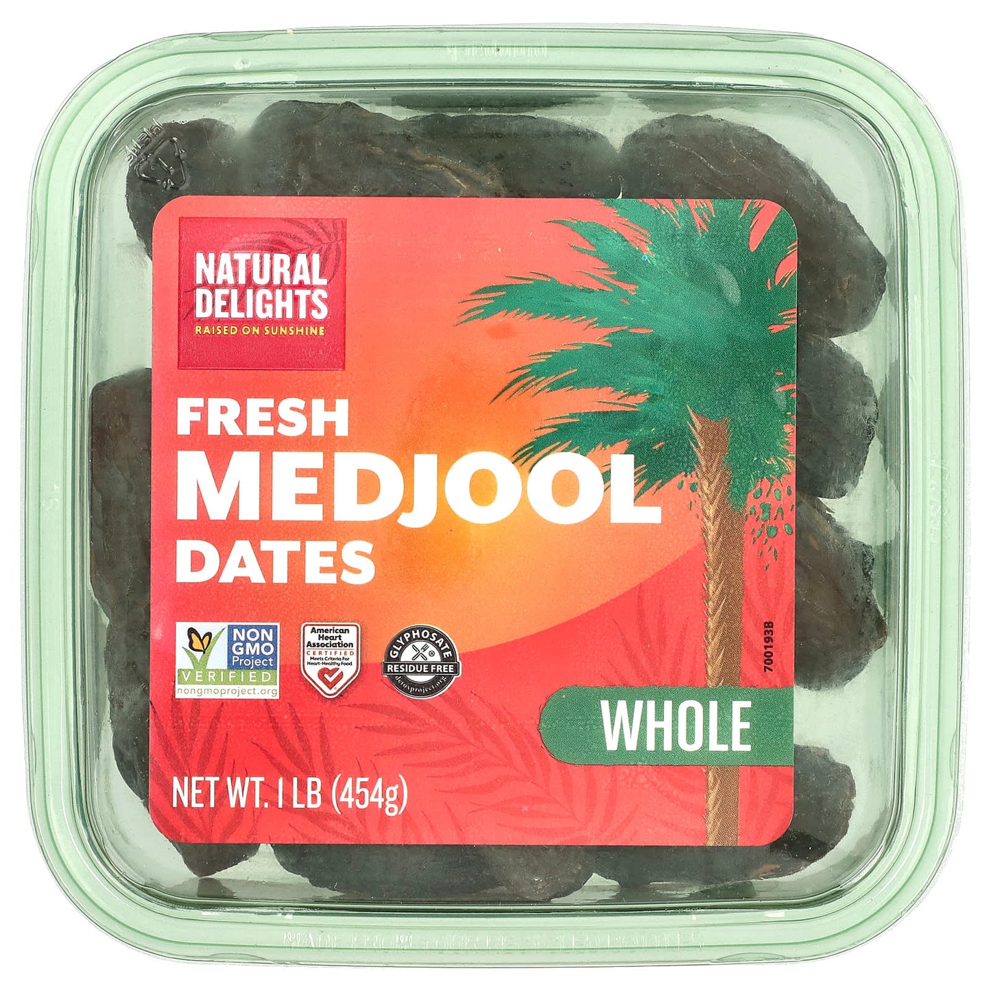 Natural Delights, Fresh Medjool Dates, Whole, 1 lb (454 g) - Image 1