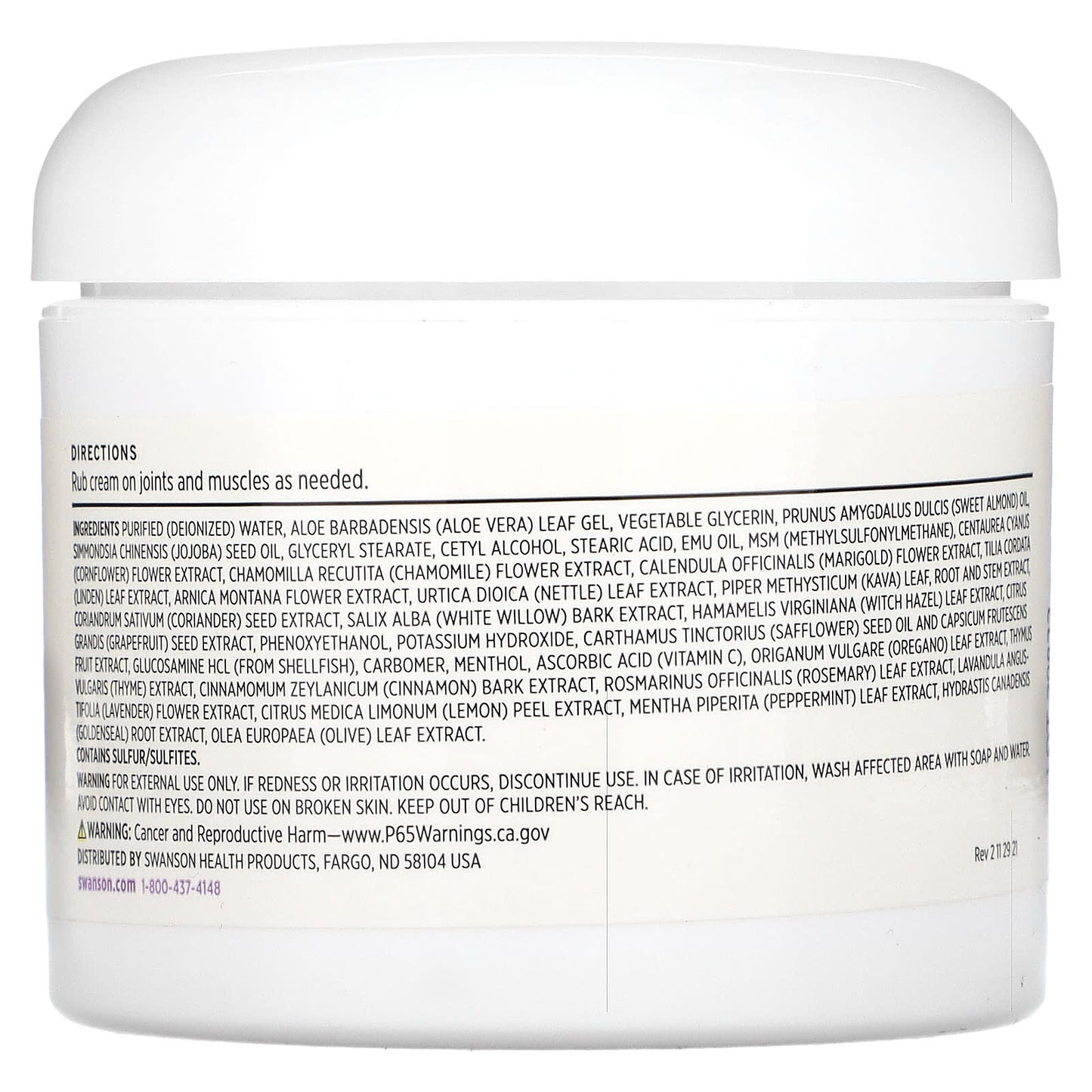 Swanson, Better Than Blue Comfort Cream, 4 fl oz (118 ml) - Image 2