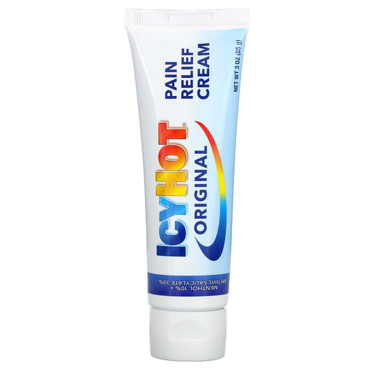 Icy Hot Original Pain Relief Cream, Fast Acting, 3 oz - Image 1