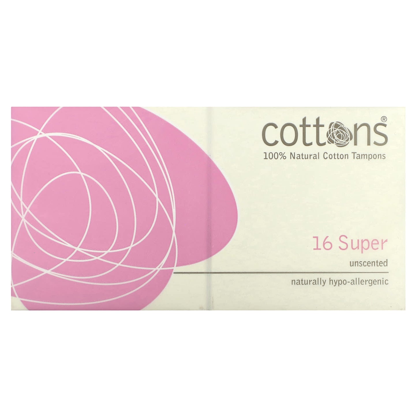 Naturally Hypo-Allergenic Cotton Menstrual Tampons - Unscented - Image 1