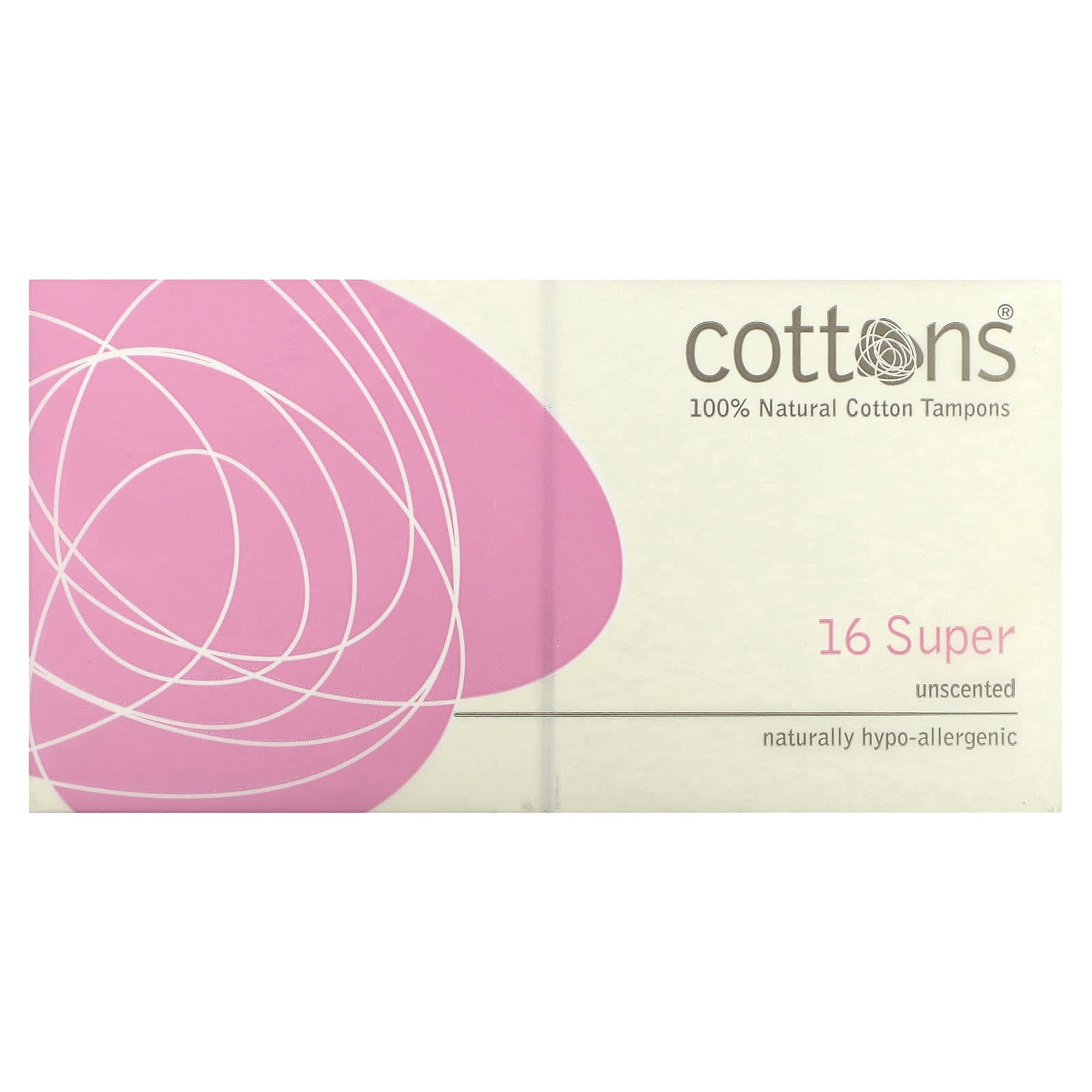 Naturally Hypo-Allergenic Cotton Menstrual Tampons - Unscented - Image 1