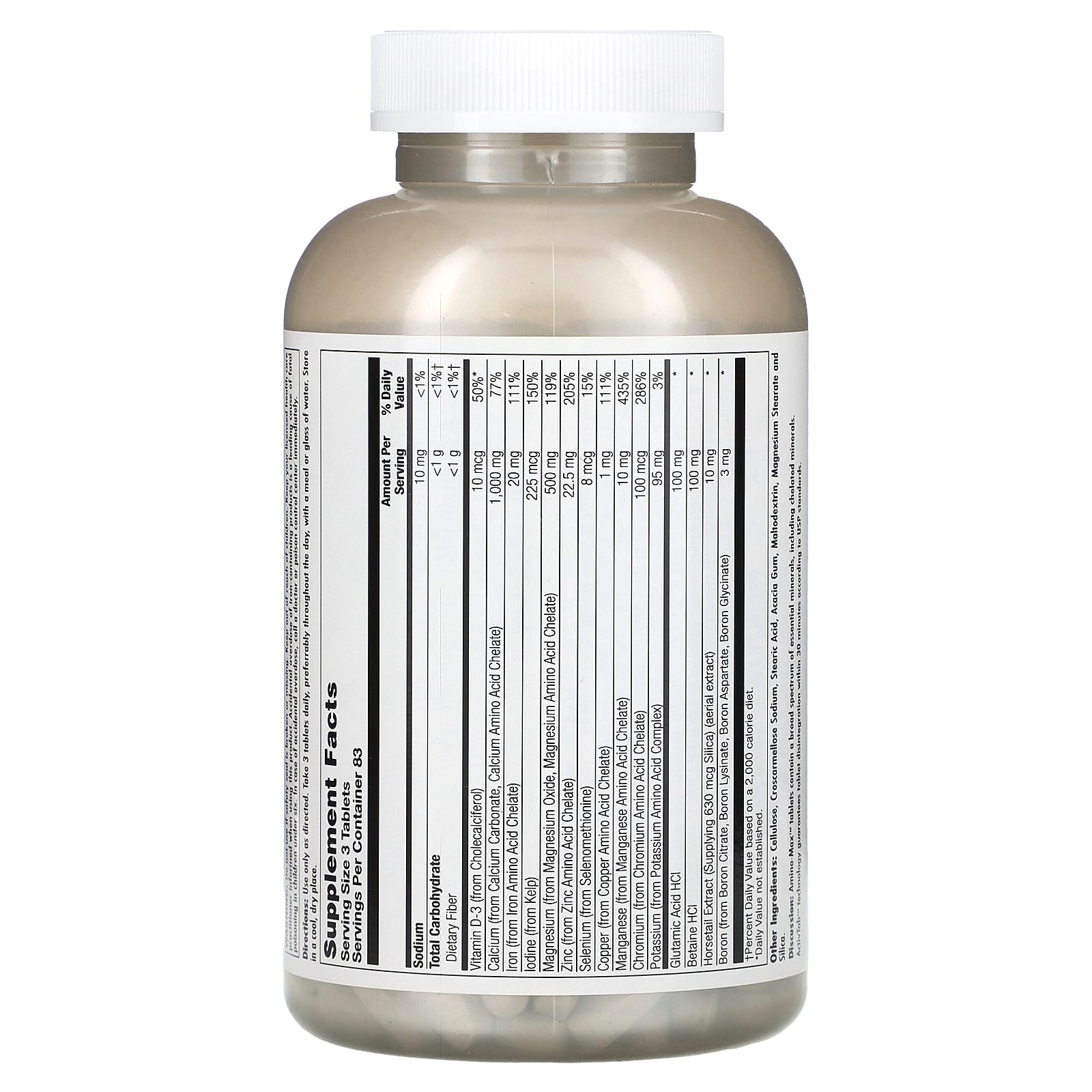 KAL, Amino-Max, 250 Tablets - Image 2