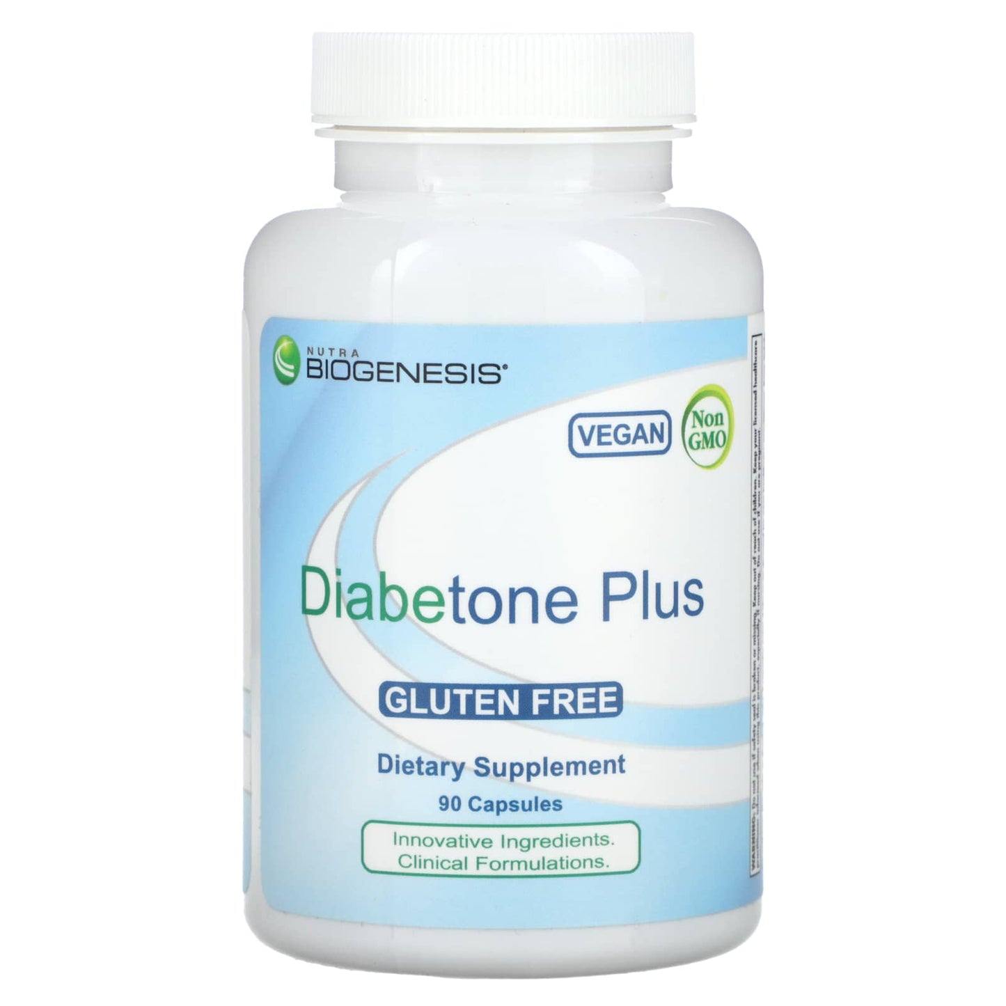 Nutra BioGenesis, Diabetone Plus, 90 Capsules - Image 1