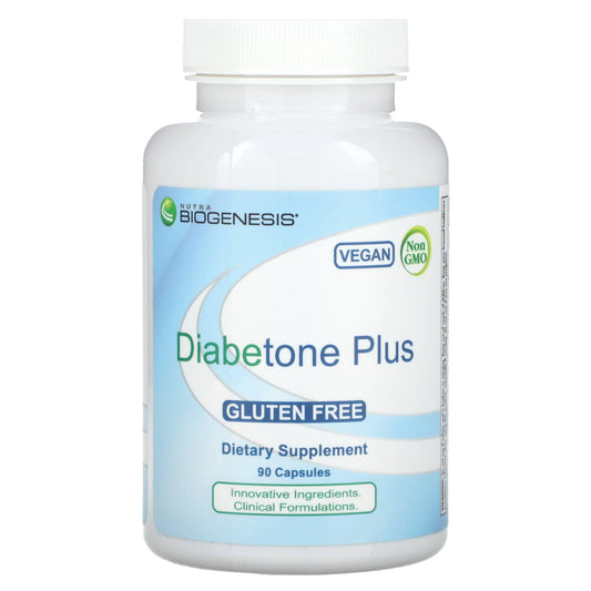 Nutra BioGenesis, Diabetone Plus, 90 Capsules - Image 1